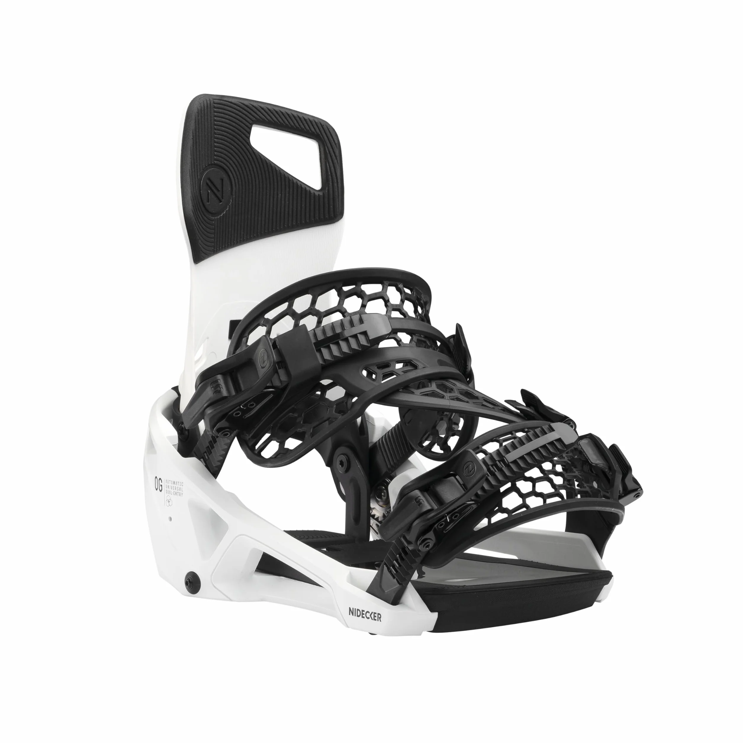 Nidecker OG Supermatic Fijaciones de Snowboard con Respaldo Alto Reclinable