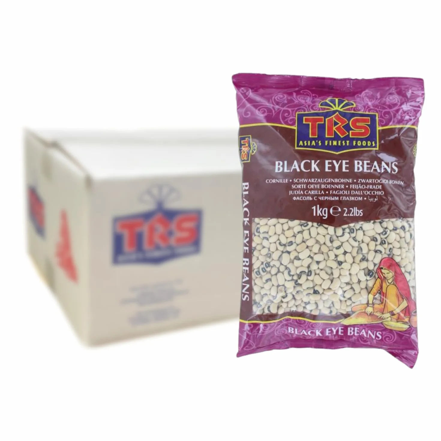 TRS, Frijoles Ojo Negro, (1 X 1 KG)