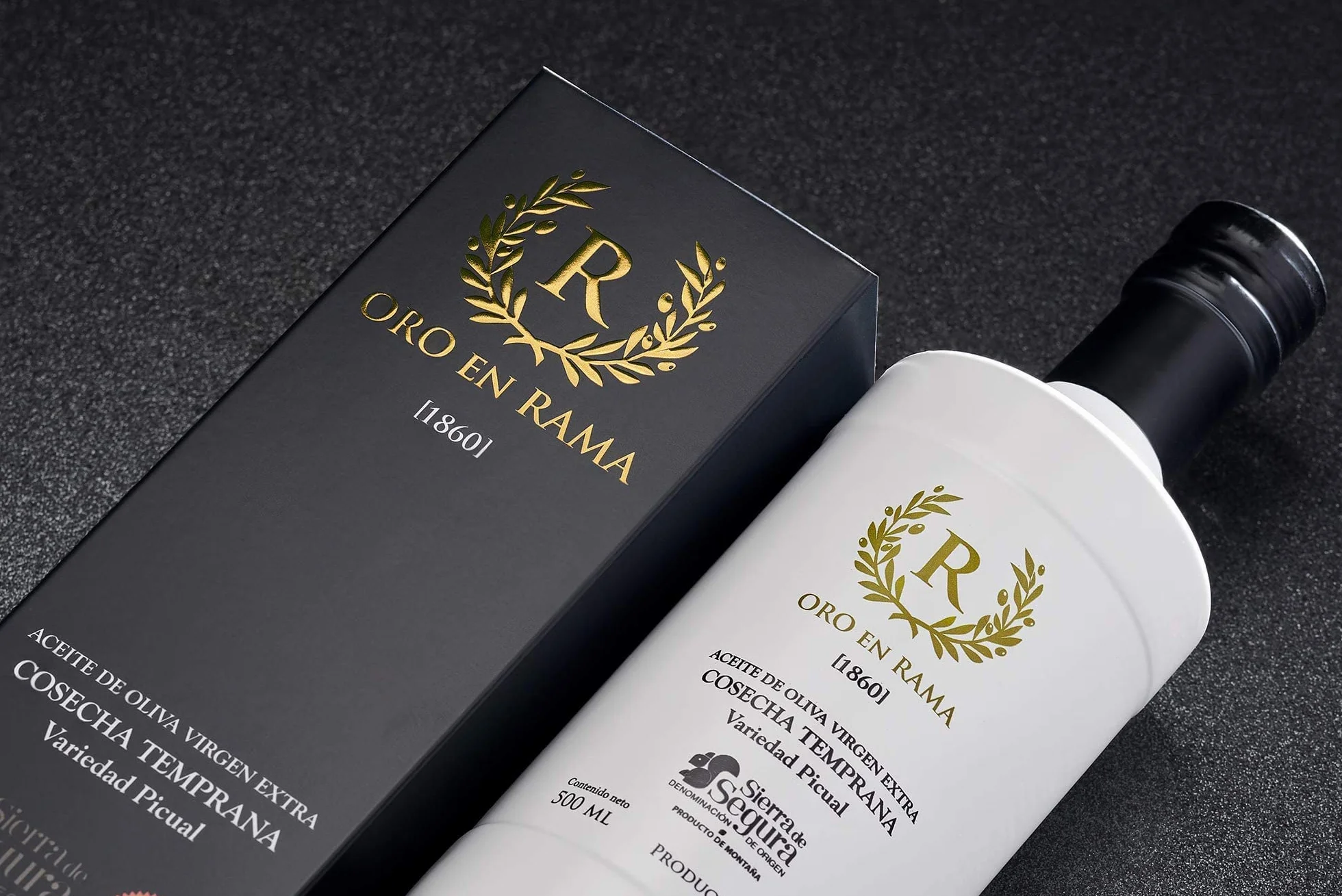 Aceite de Oliva Virgen Extra Picual de Jaén DOP Sierra de Segura Cosecha 25/26 Premio AOVE Verde Sabor frutado intenso