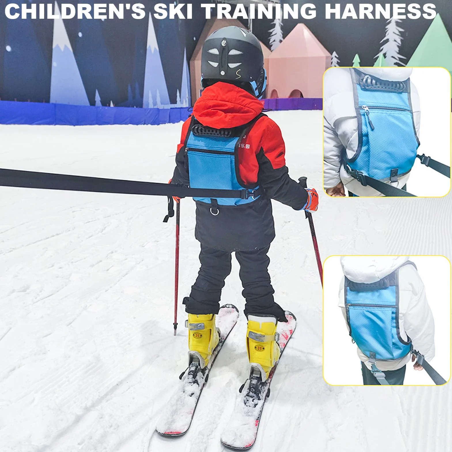Arnés de Entrenamiento de Esquí y Snowboard para Niños | Velocidad con Seguridad y Control