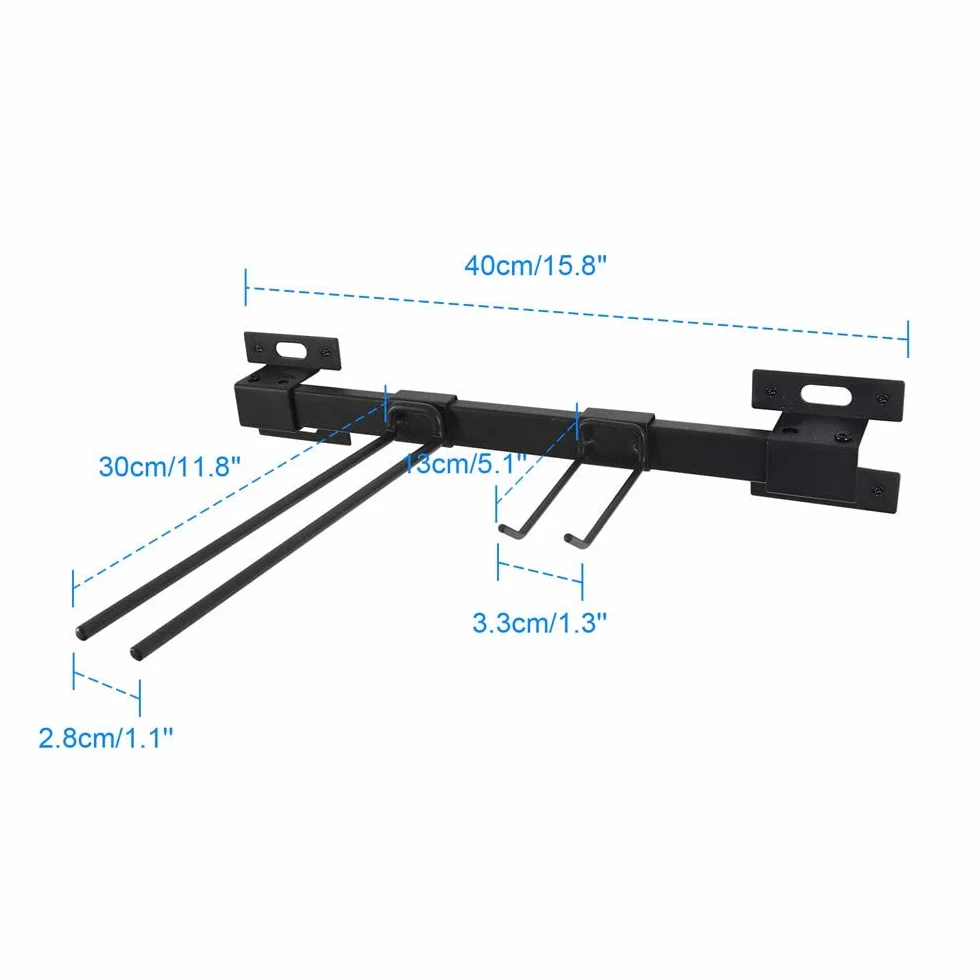 Soporte para Almacenamiento de Esquí y Snowboard de Pared, 10 Pares