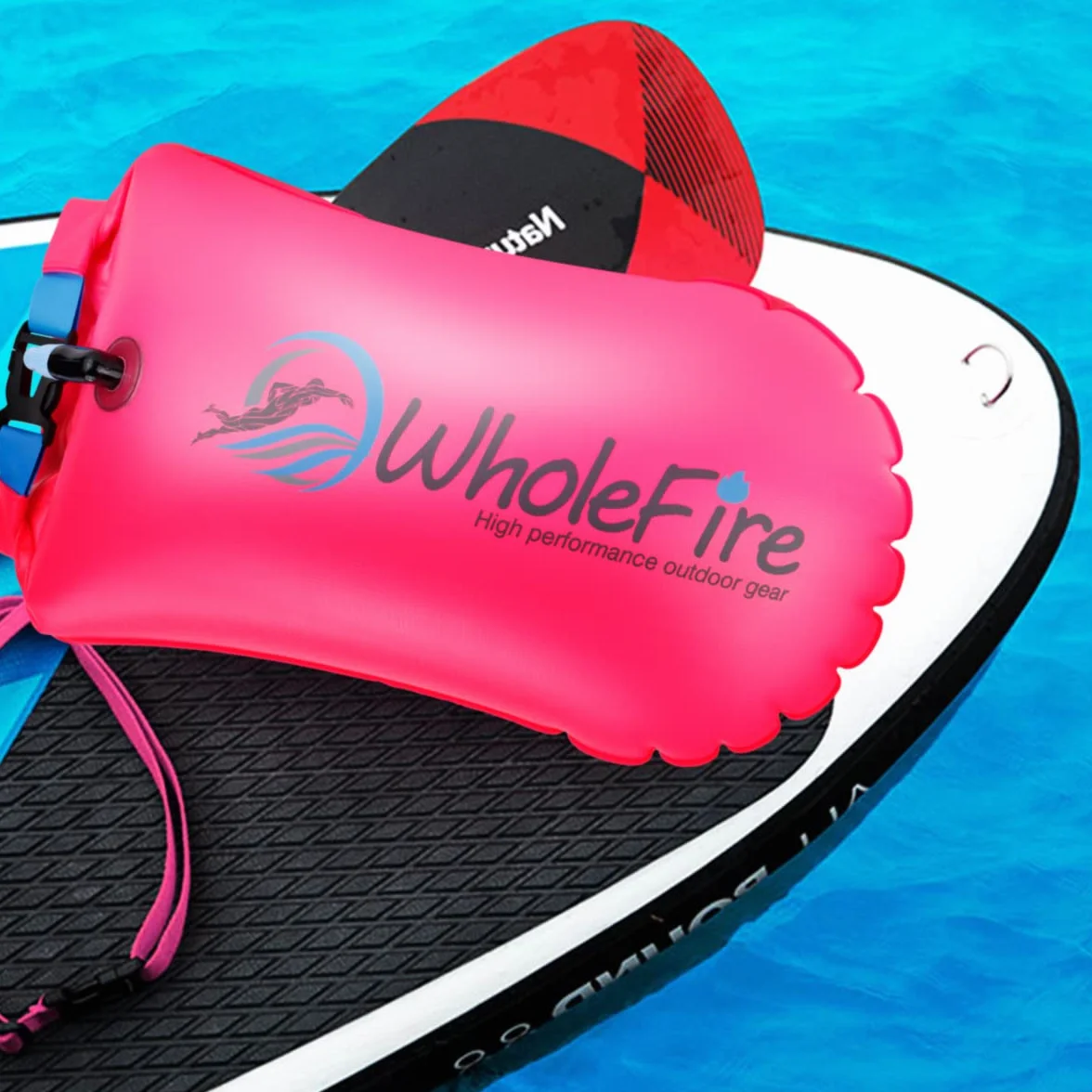 Boya de natación 20 L Impermeable Inflable Bolsa Seca Flotador Seguridad Deportes acuáticos