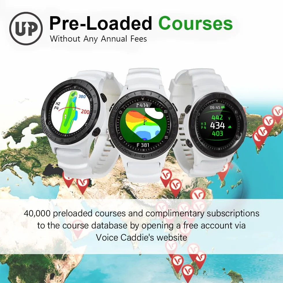 Voice Caddie A2 Golf GPS Reloj Blanco Talla única