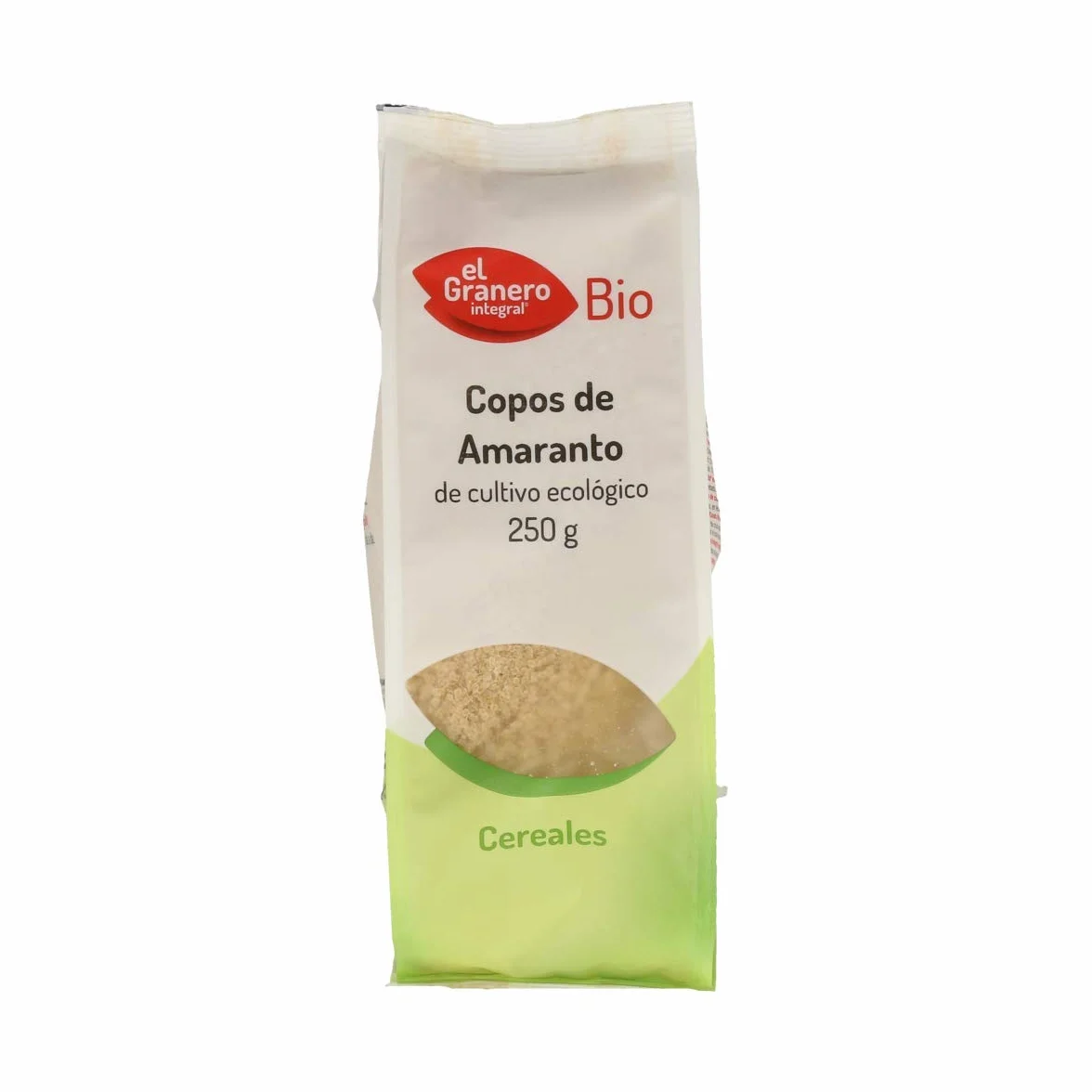 Copos de Amaranto El Granero Integral 250 g Fuente de Fibra Proteína Hierro Calcio