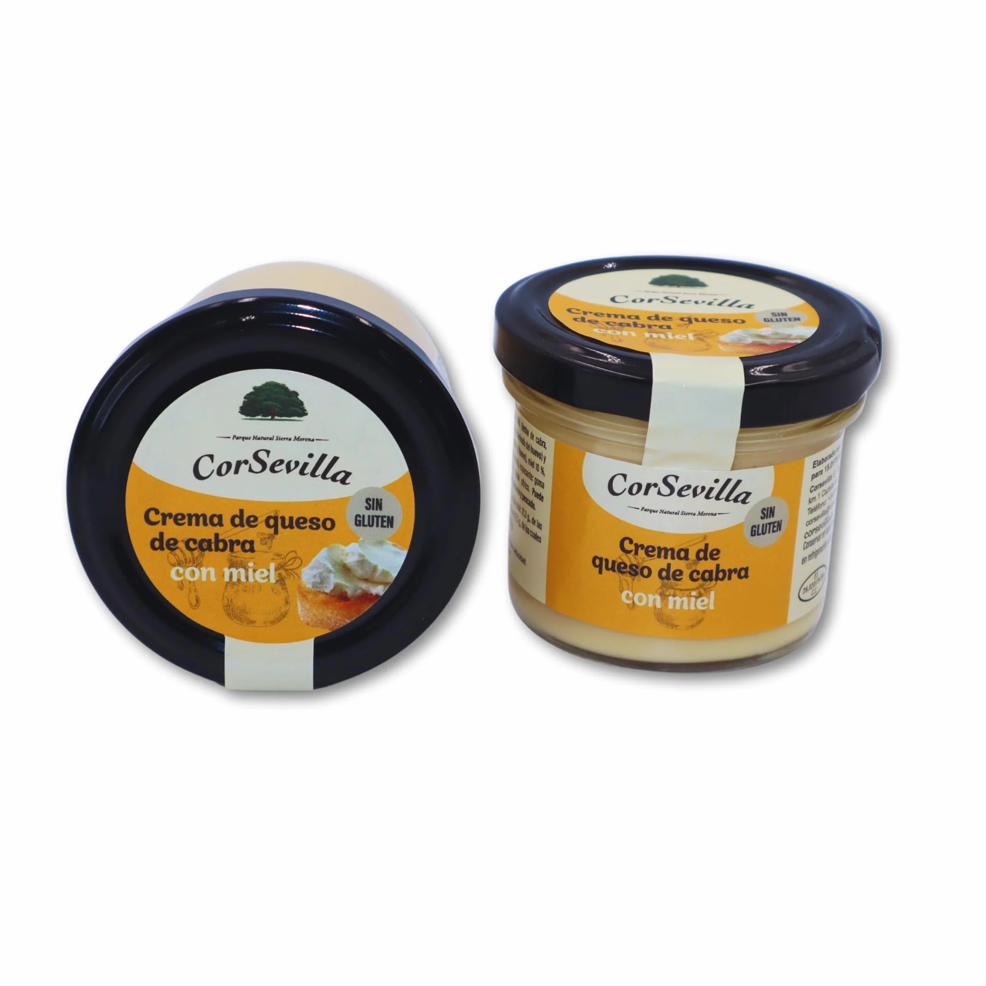 Corsevilla Crema Queso Cabra Curado Miel Queso Untar Gourmet 100 g