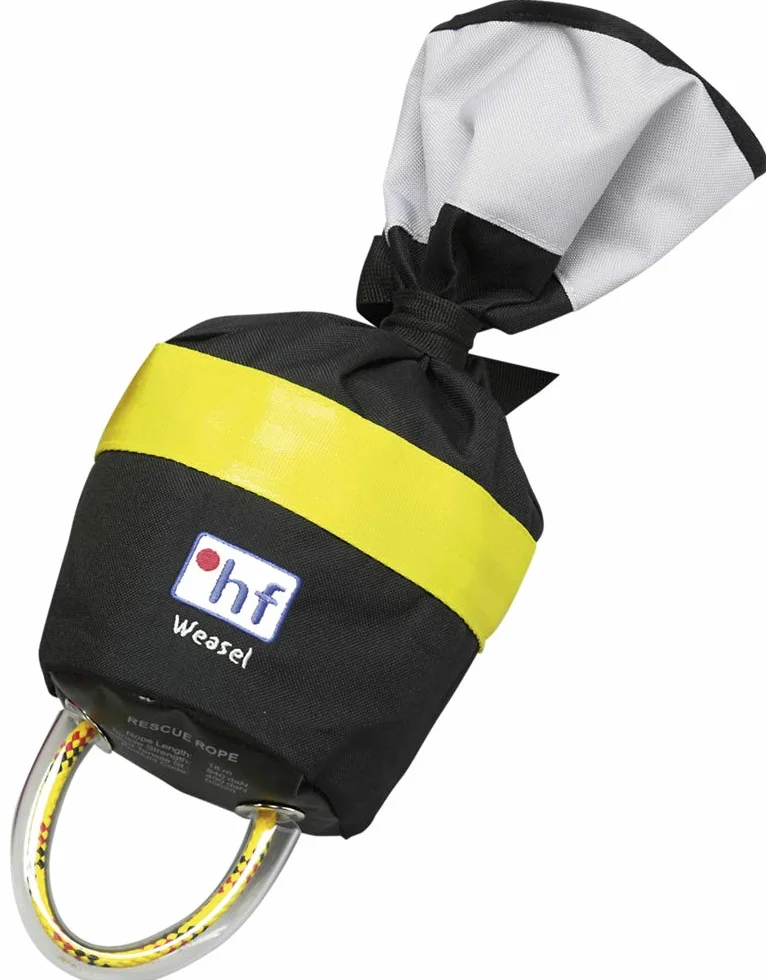 Cuerda Salvavidas HF Lanzamiento Saco Weasel 18 Metros Canoa Berg 2 Colores