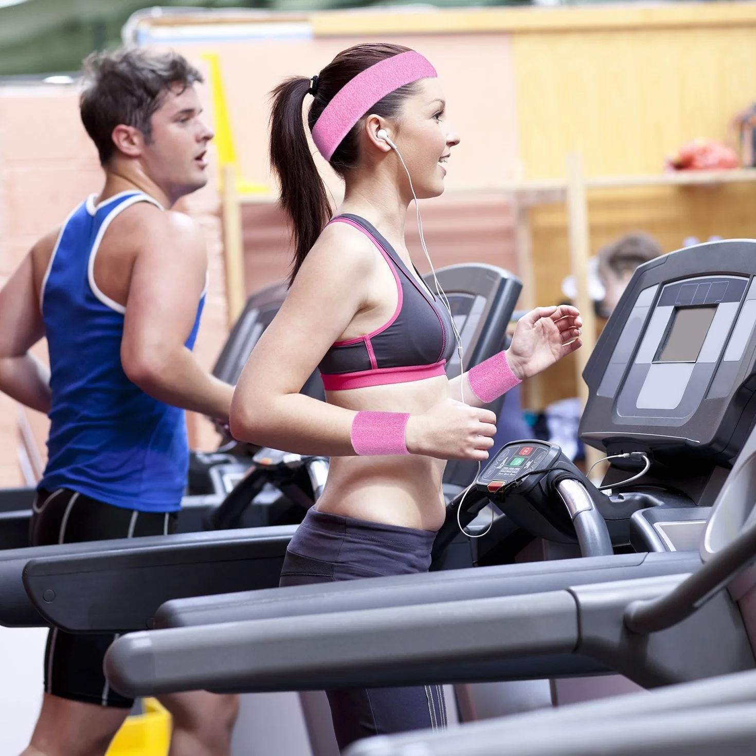 WILLBOND 3 Pieces Sweatbands Set, Includes Sports Headband and Wrist Sweatbands Sweat Band for Athletic Men and Women