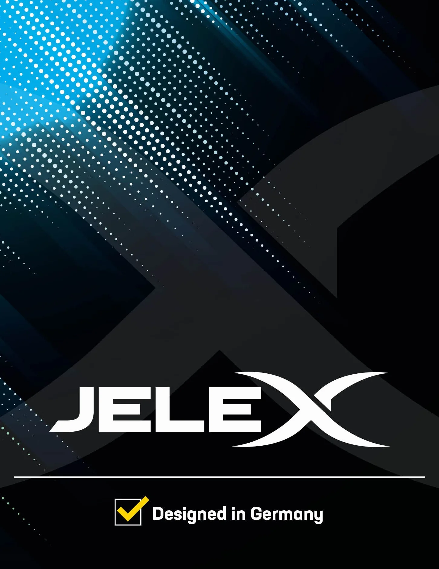 JELEX Mano derecha acero inoxidable 88-92 cm 64° 480 g mango goma ergonómico