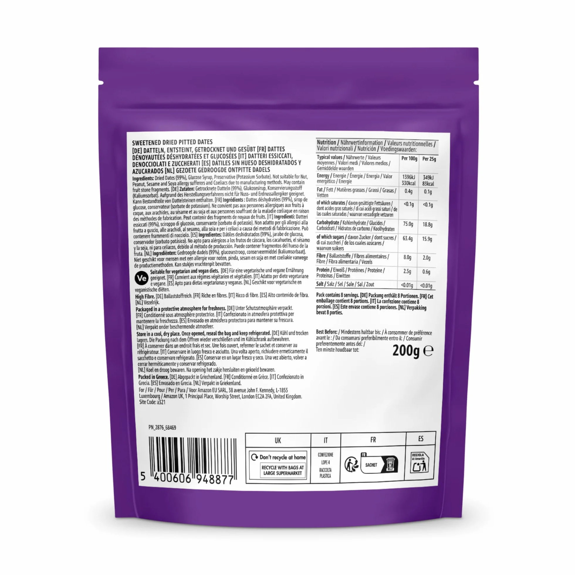 by Amazon DÁTILES, 200 g