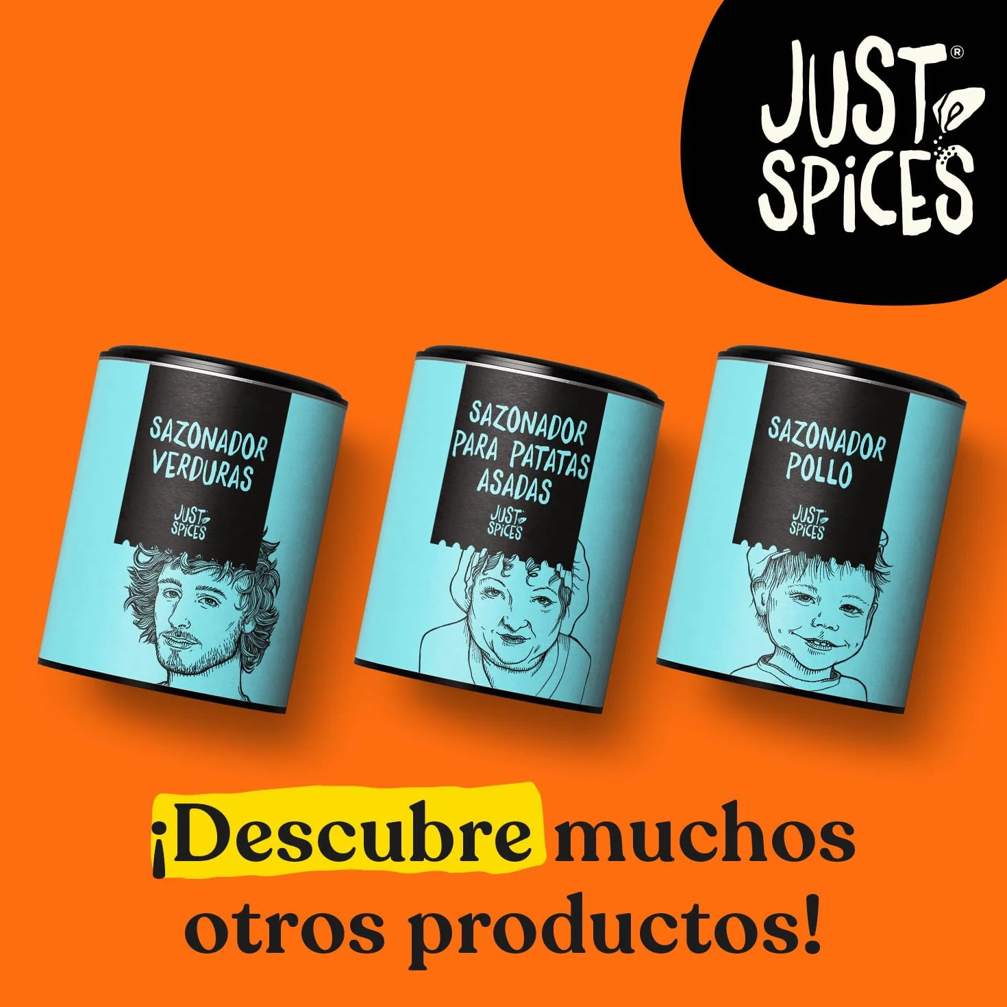 Just Spices Sazonador Pollo, 79 g, Mejora tus platos con pollo en pocos segundos