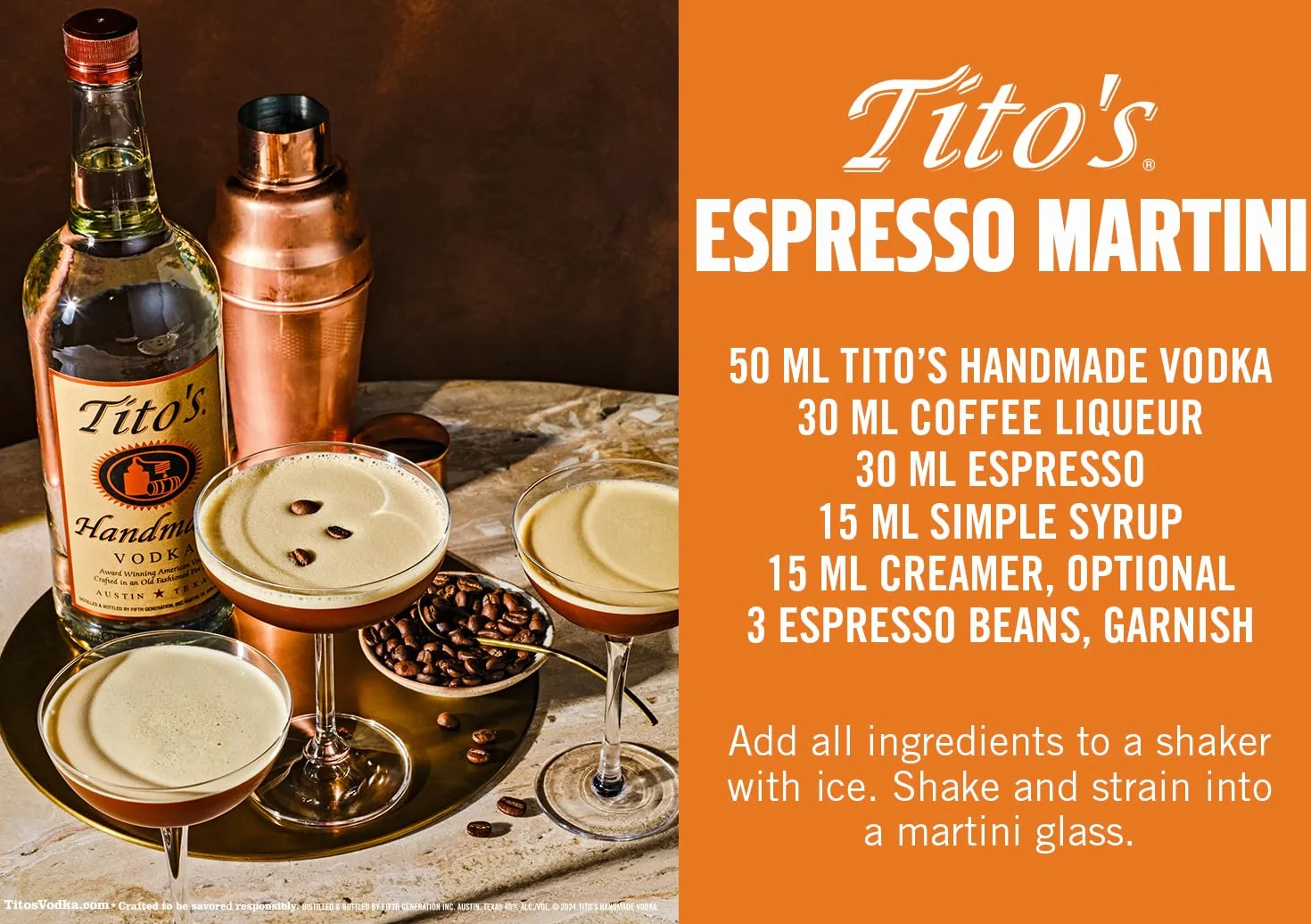 Tito's Handmade Vodka 40% 1l