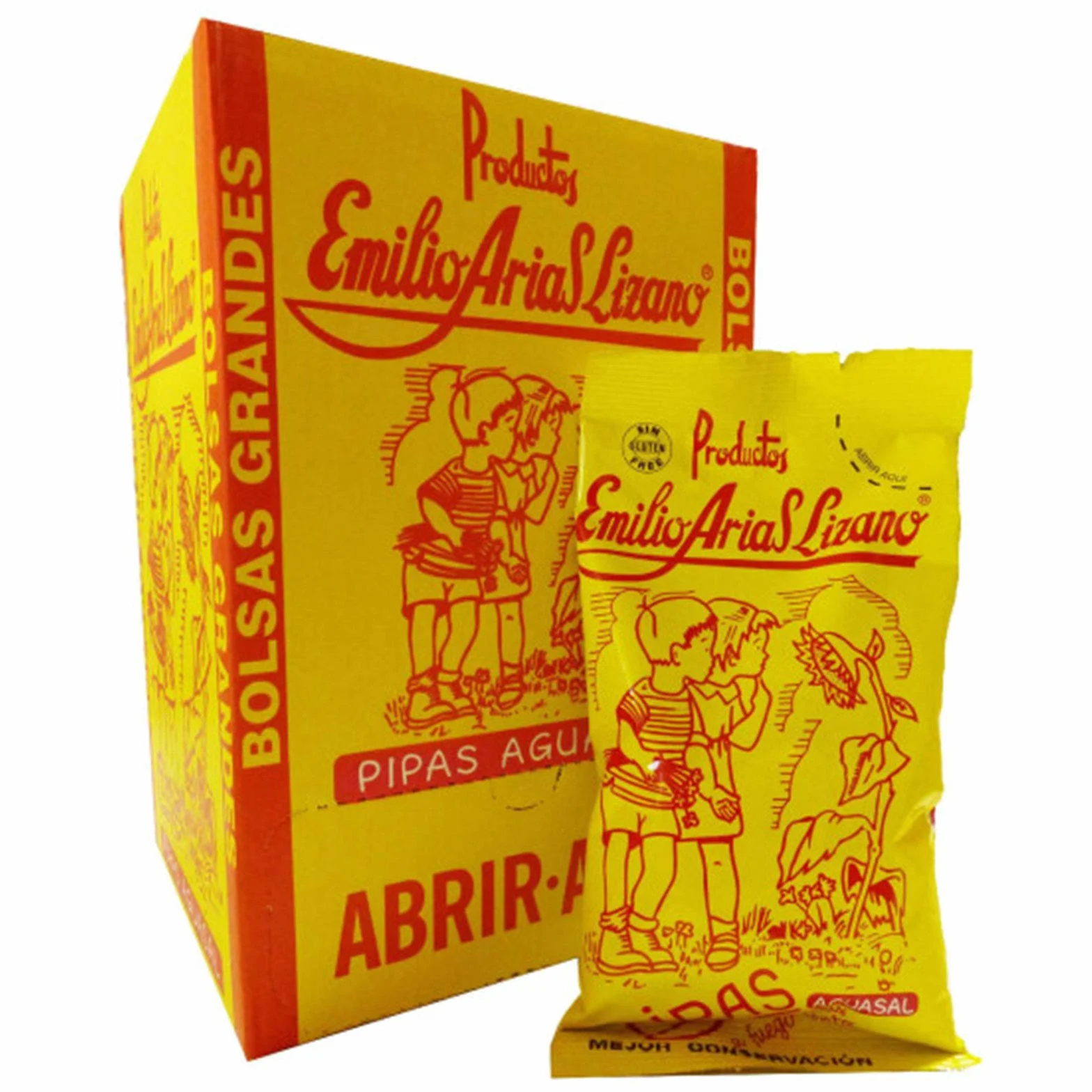PIPAS GIRASOL 12 BOLSAS DE 150 GRAMOS