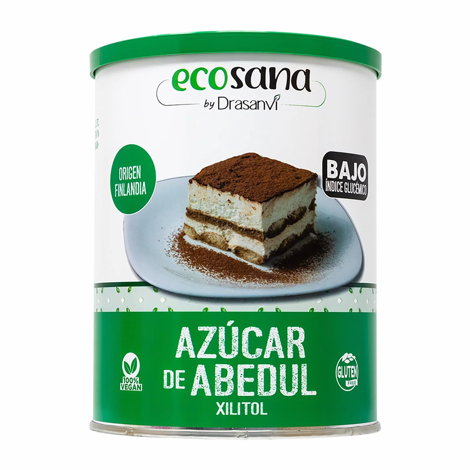Drasanvi ECOSANA AZÚCAR ABEDUL CERTIFICADO BIO by - Bajo Índice Glucémico - VEGANO - SIN GLUTEN - 500g