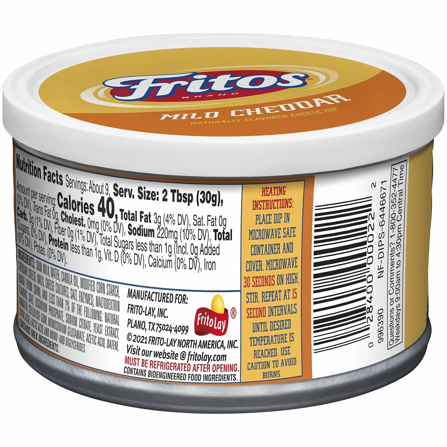 fritos Mild Queso Cheddar (DIP, 9 onzas
