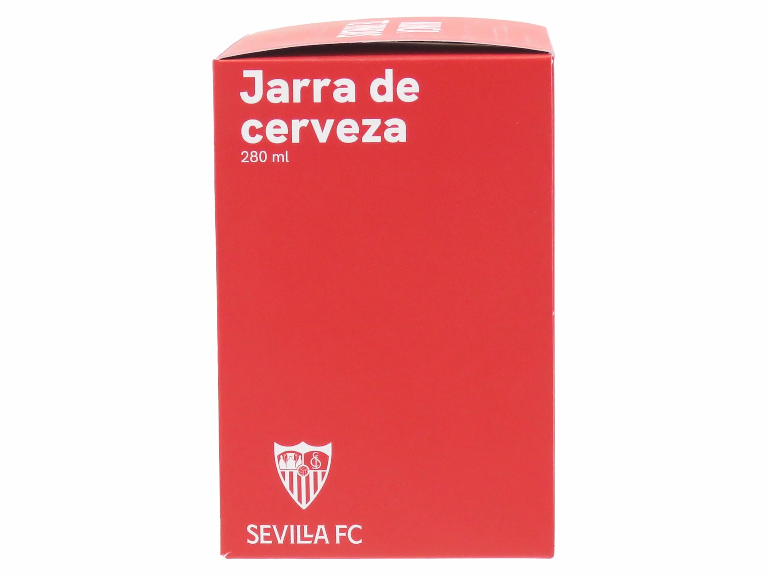 Sevilla FC Jarra de Cerveza Vidrio 280 ml Transparente Producto Oficial