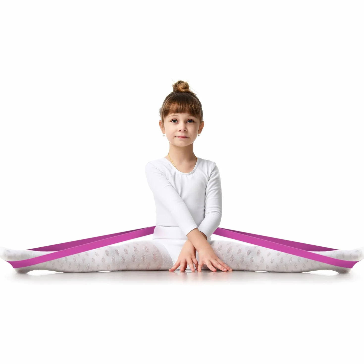 CampTeck Banda Elástica de Estiramiento para Ballet, Danza, Yoga, Pilates - Varios Tamaños y Colores
