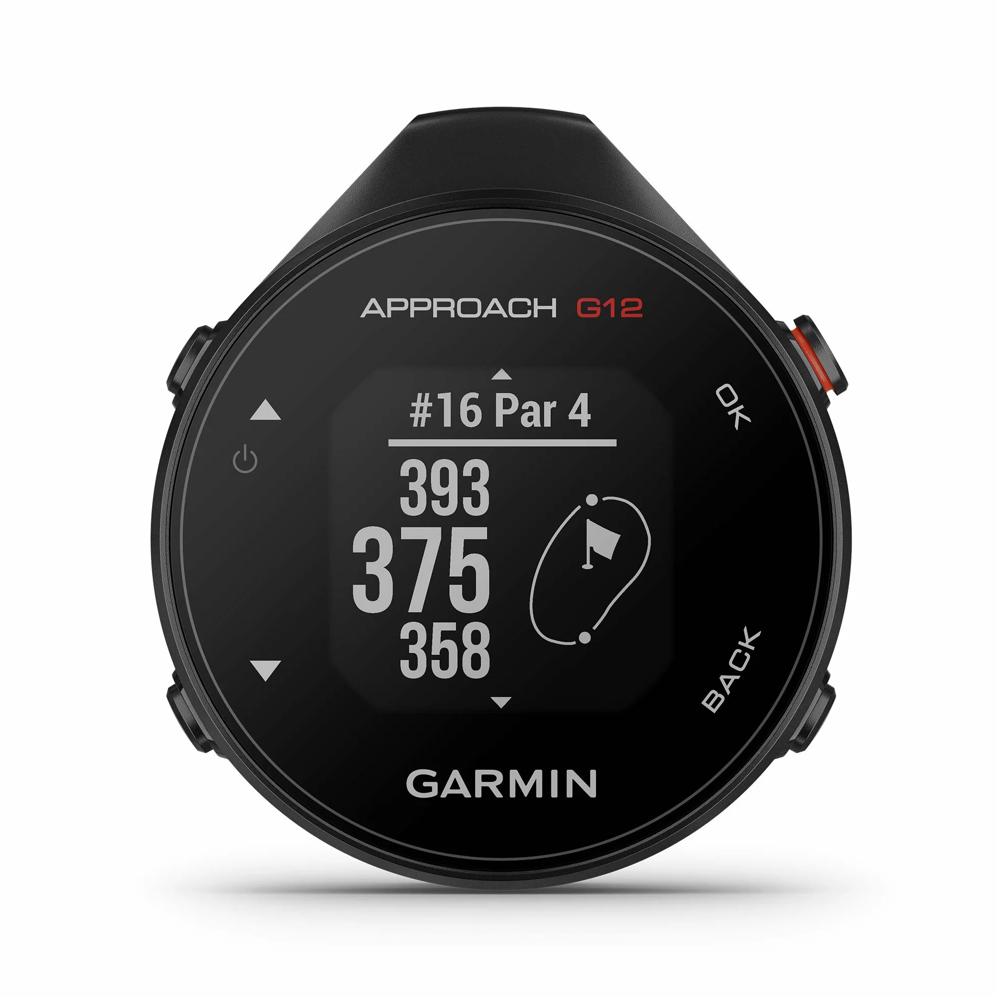 Garmin Approach G12 telémetro GPS Golf con Clip 42 K campos precargados