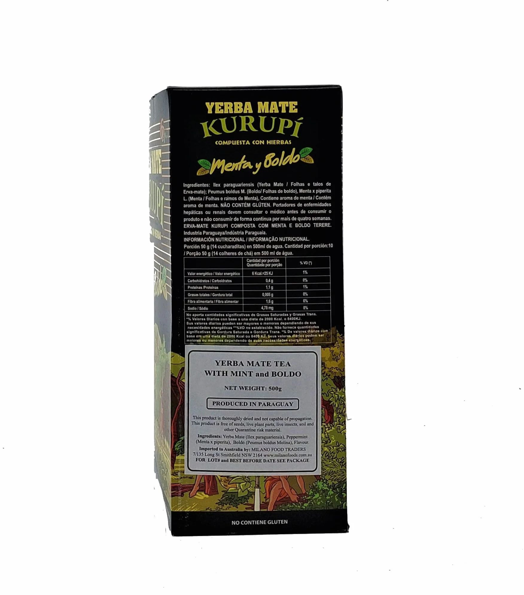 Yerba Mate Antiacida Compuesta Especial. Digestiva - 500 G
