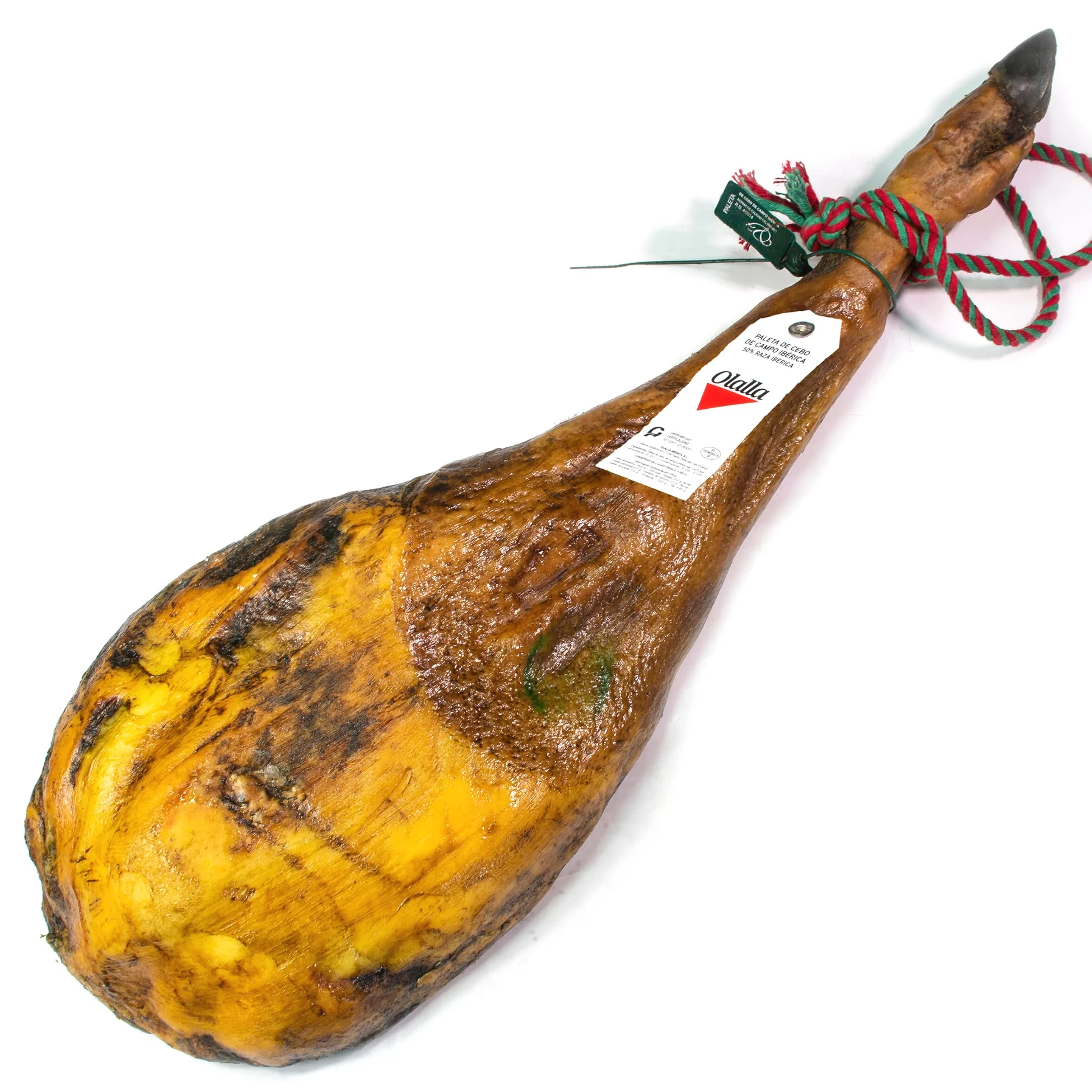 5.5-6 kg Paleta de Cebo de Campo Iberico 50% Raza Iberica - Jamon Ibérico de Elaboracion Artesanal - Embutidos Ibericos