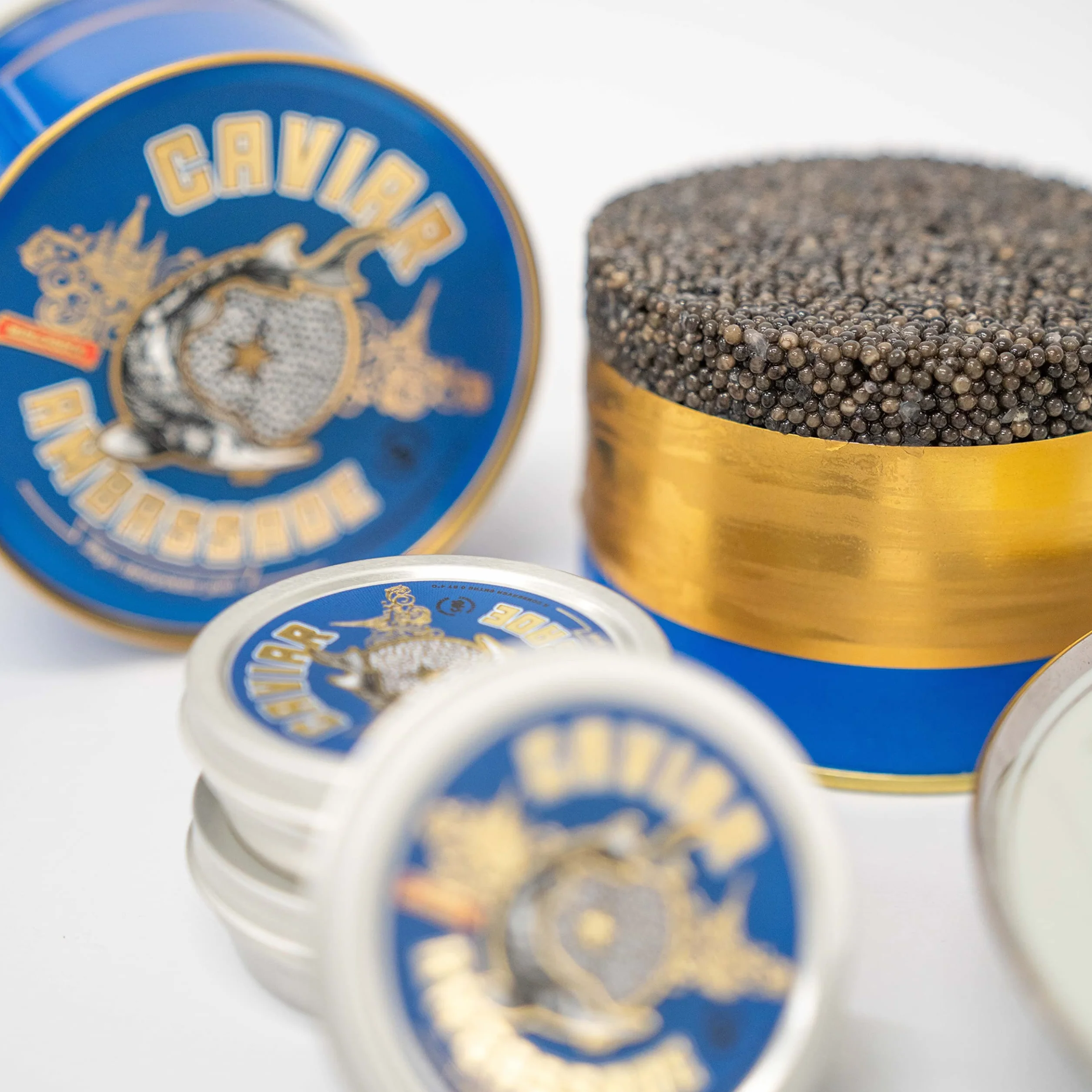 Caviar Baeri Francés 250g - Origen Francia - Acipenser Baerii - Entrega Refrigerada - CAVIAR AMBASSADE