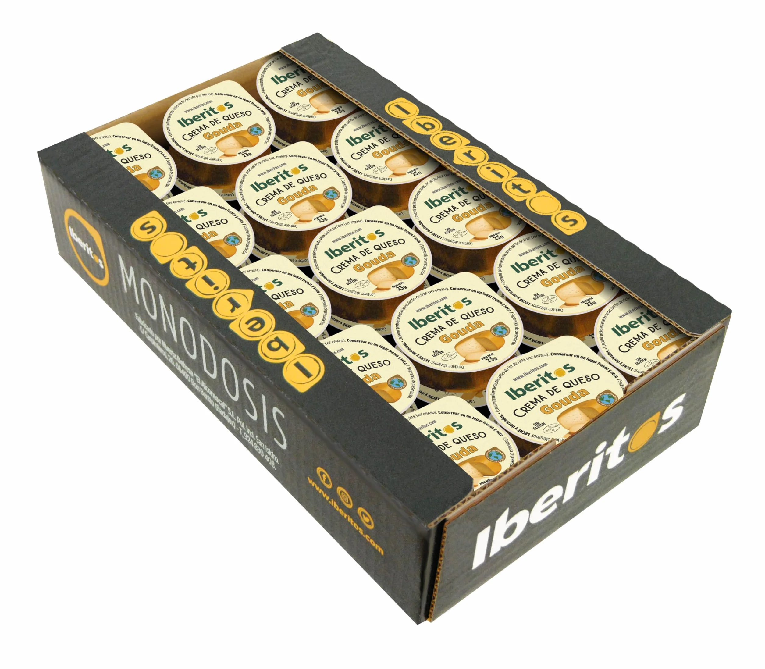 Iberitos Crema de Queso Gouda Monodosis 45 x 23 g