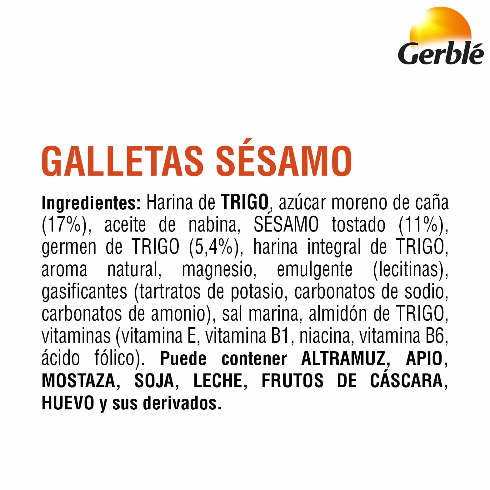 Gerblé - Galletas de Sésamo. con Magnesio y Vitaminas. Fuente de Fibra - 12 Unidades x 230g