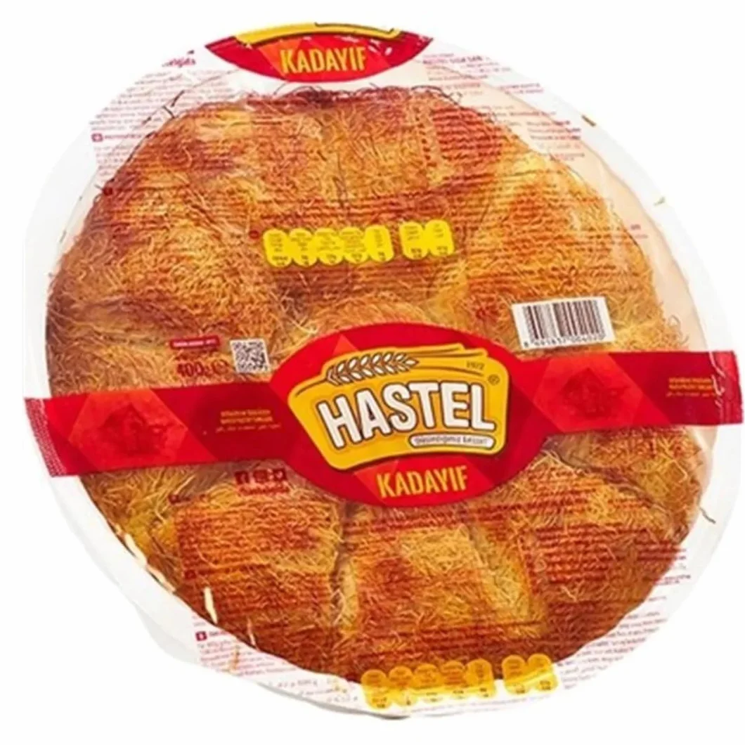 HASTEL Kadaifi Kataifi 400g para Chocolate Dubai con Crema de Pistacho 250g