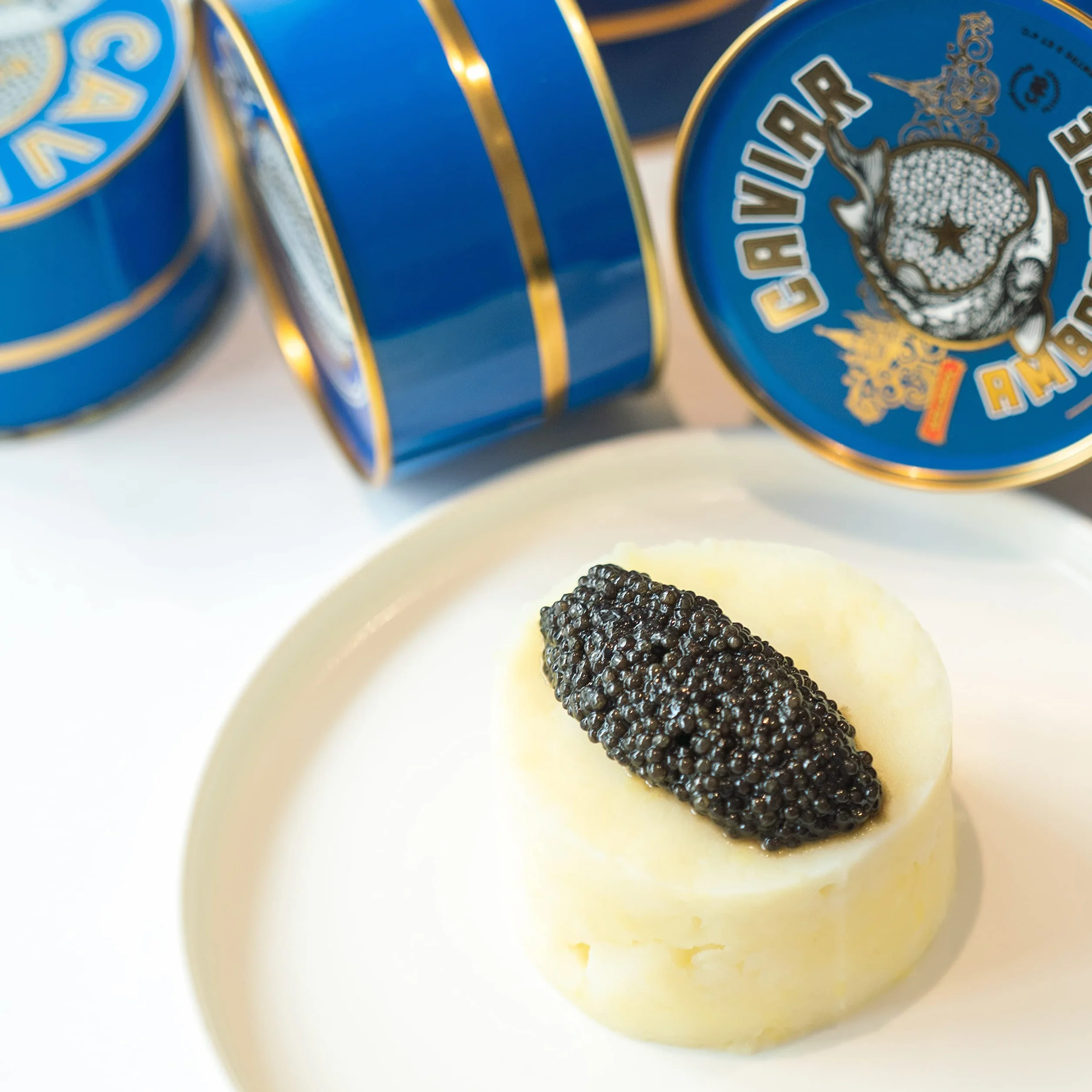 Caviar Baeri Francés 250g - Origen Francia - Acipenser Baerii - Entrega Refrigerada - CAVIAR AMBASSADE