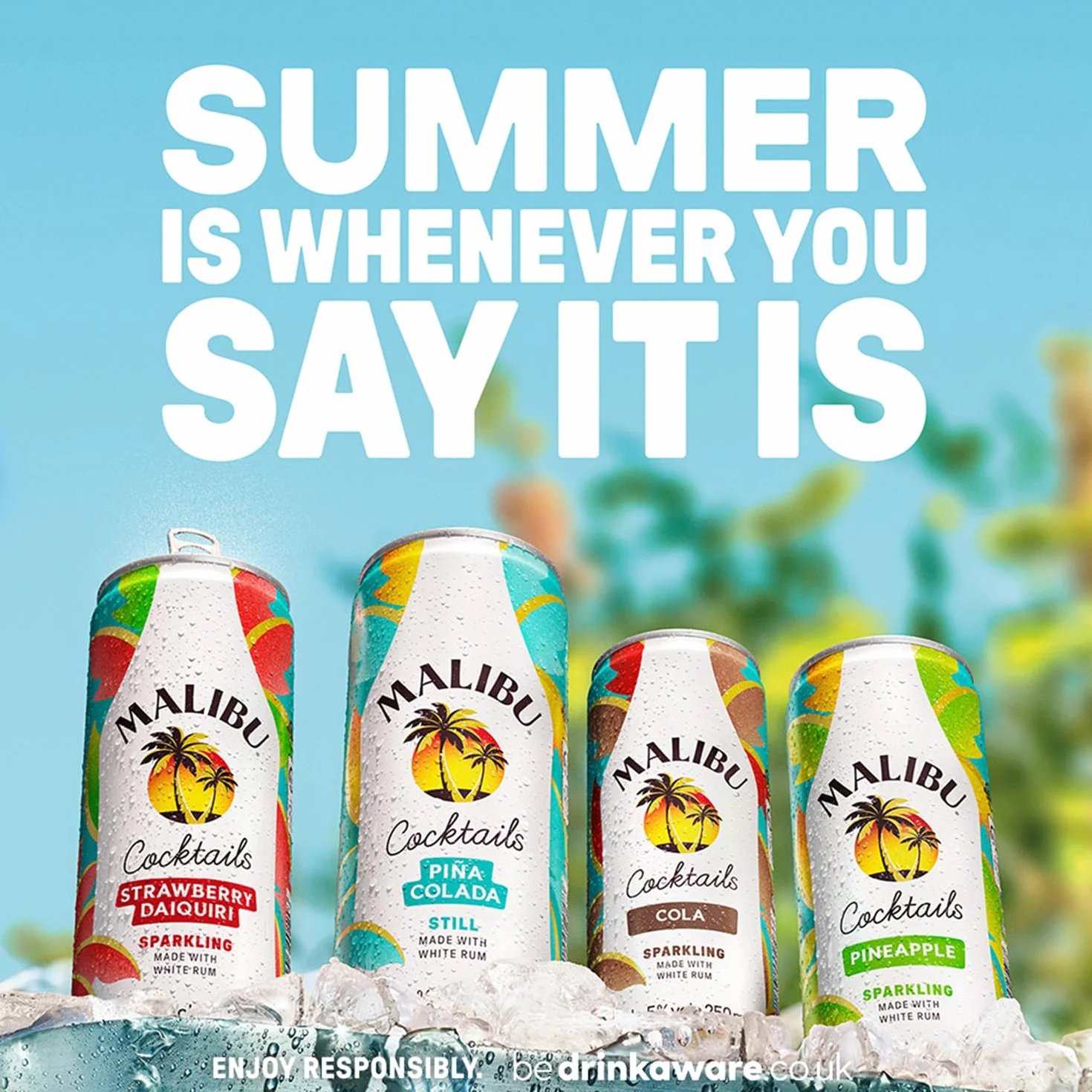 Malibú Daiquiri REDI Cóctel 12 unidades - 250 ml