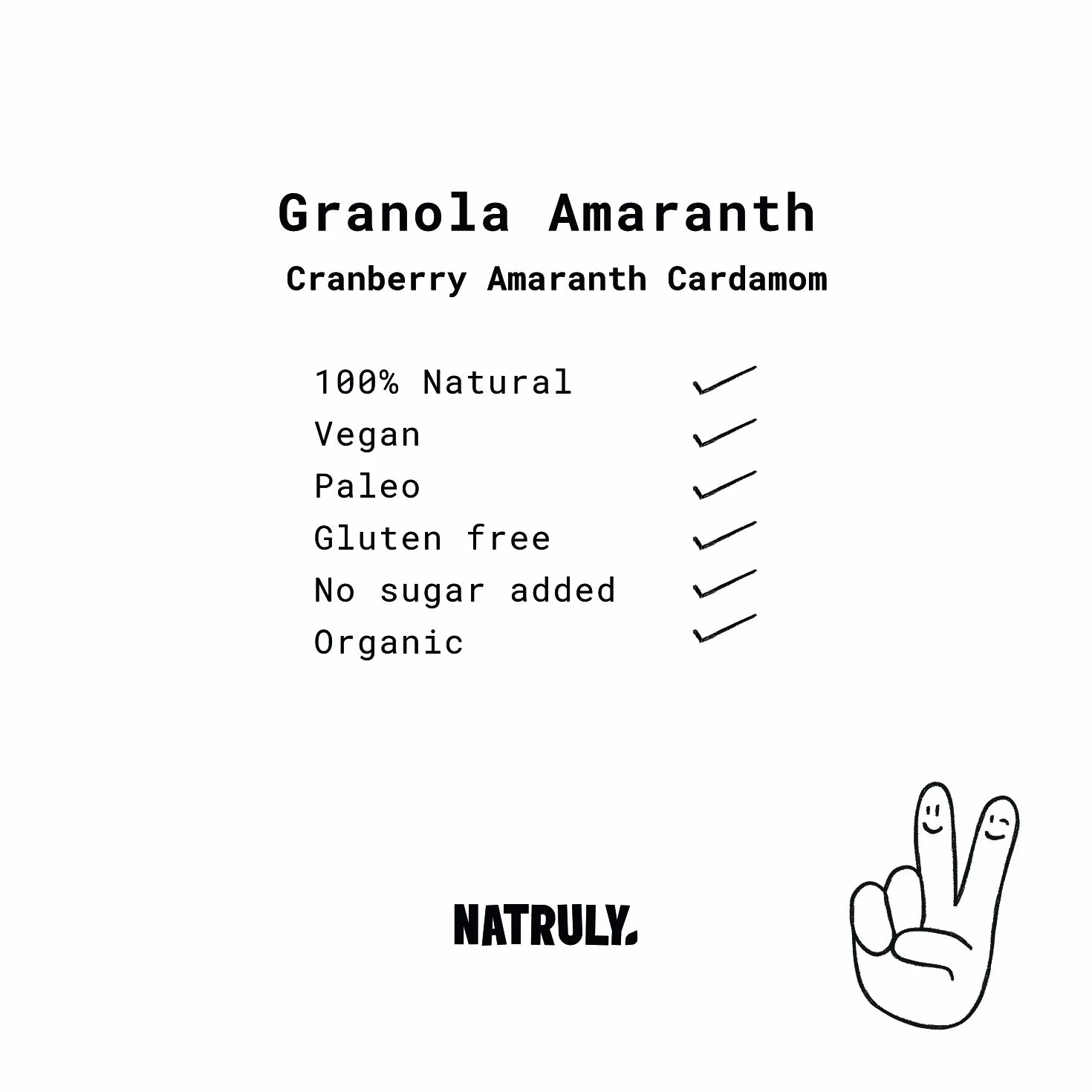 NATRULY Granola BIO Frutos Secos y Semillas Sin Cereales Sin Gluten Sin Azúcar Refinado Vegana Arándanos Pack 3x325g