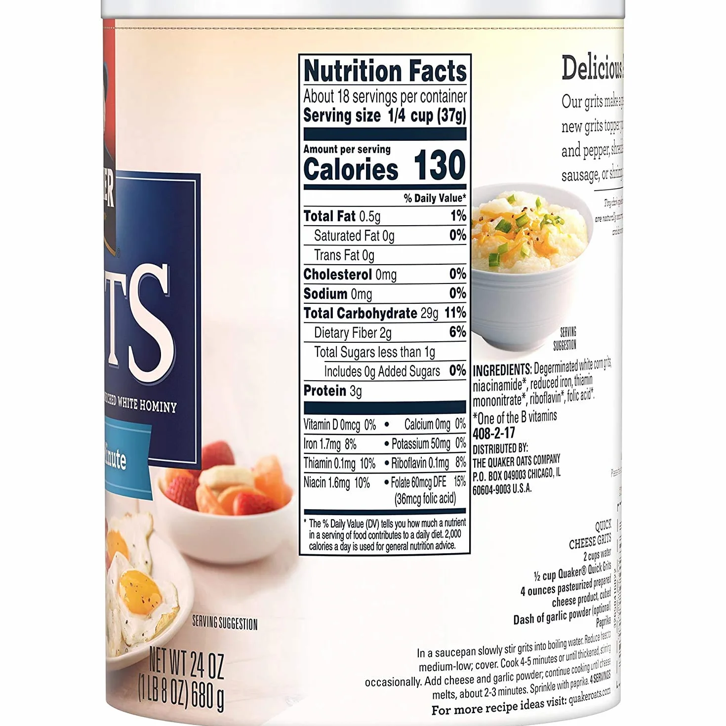 Quaker grano de 5 minutos, 24 oz (2 unidades)