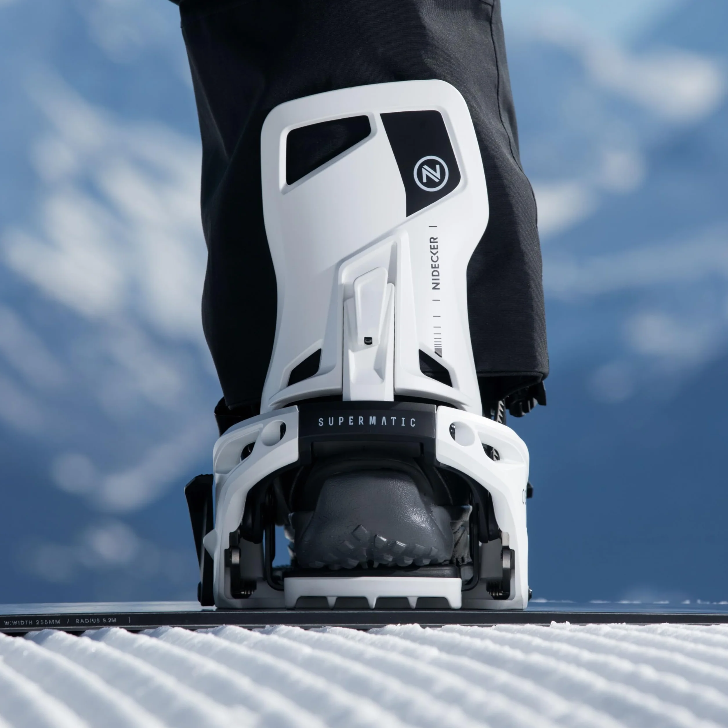 Nidecker OG Supermatic Fijaciones de Snowboard con Respaldo Alto Reclinable