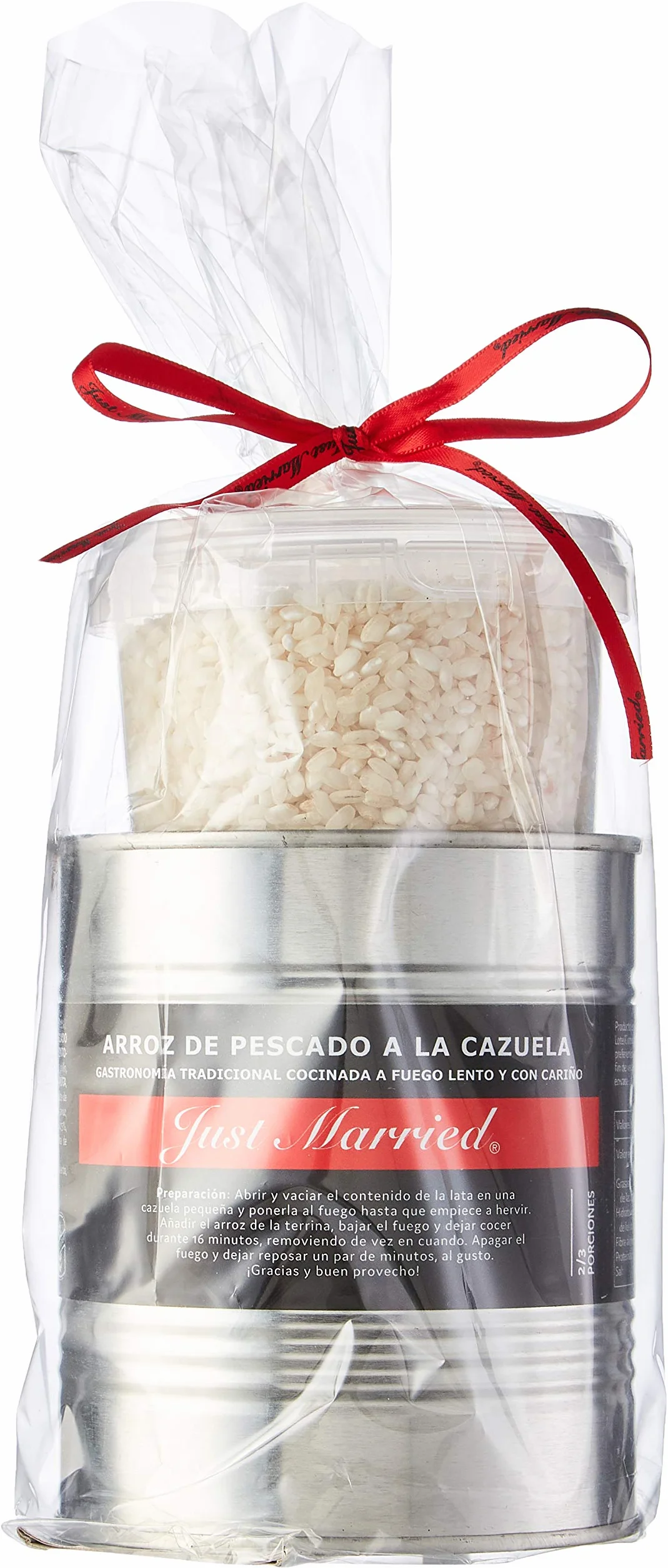 Just Married Arroz de Pescado a la Cazuela 900 gr Paella Mediterráneo