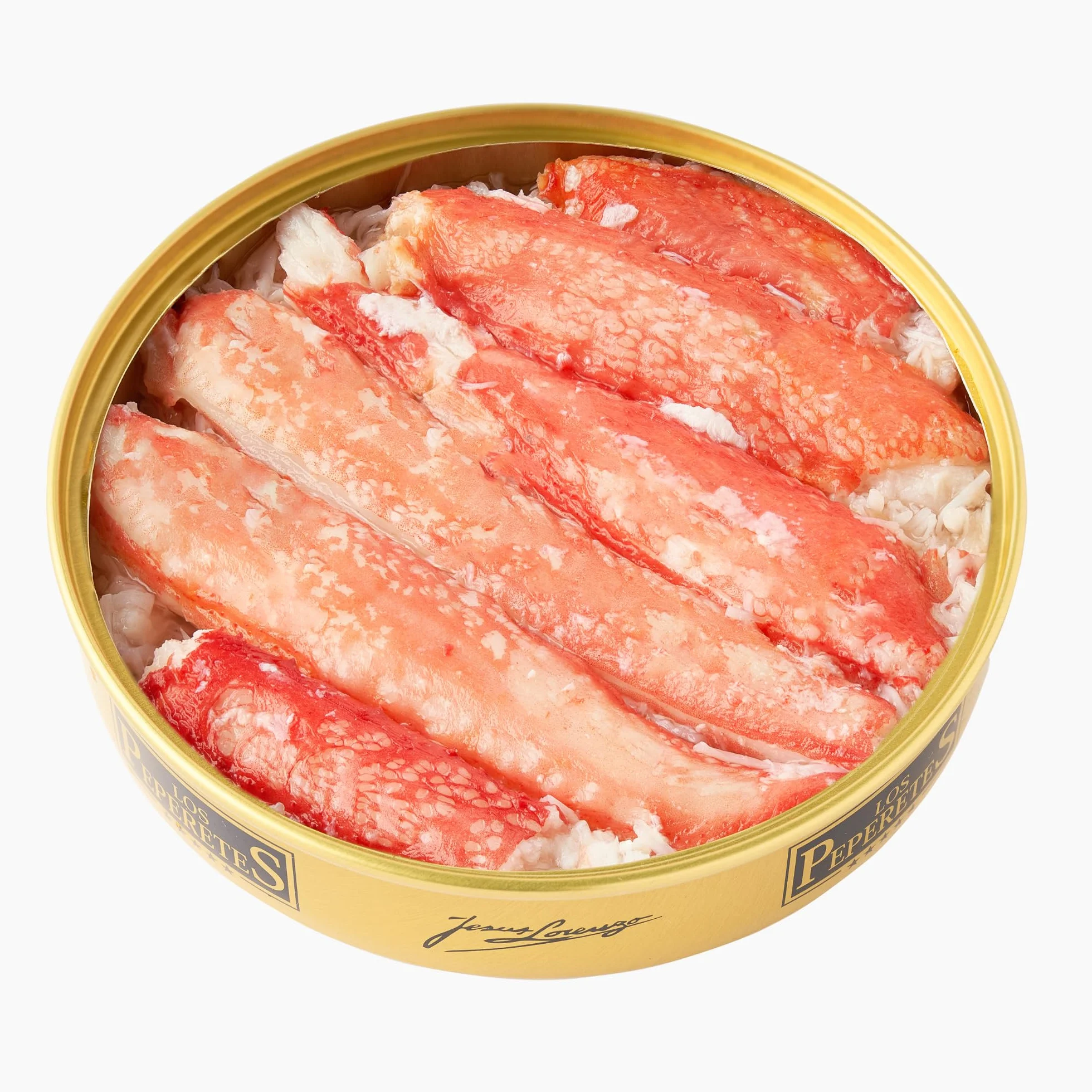 LOS PEPERETES Cangrejo de las Nieves 120 g | Marisco Gallego Gourmet | Carne de Cangrejo del Atlántico | Conserva Artesanal y Natural | Producto Premium con Sabor del Mar de Galicia