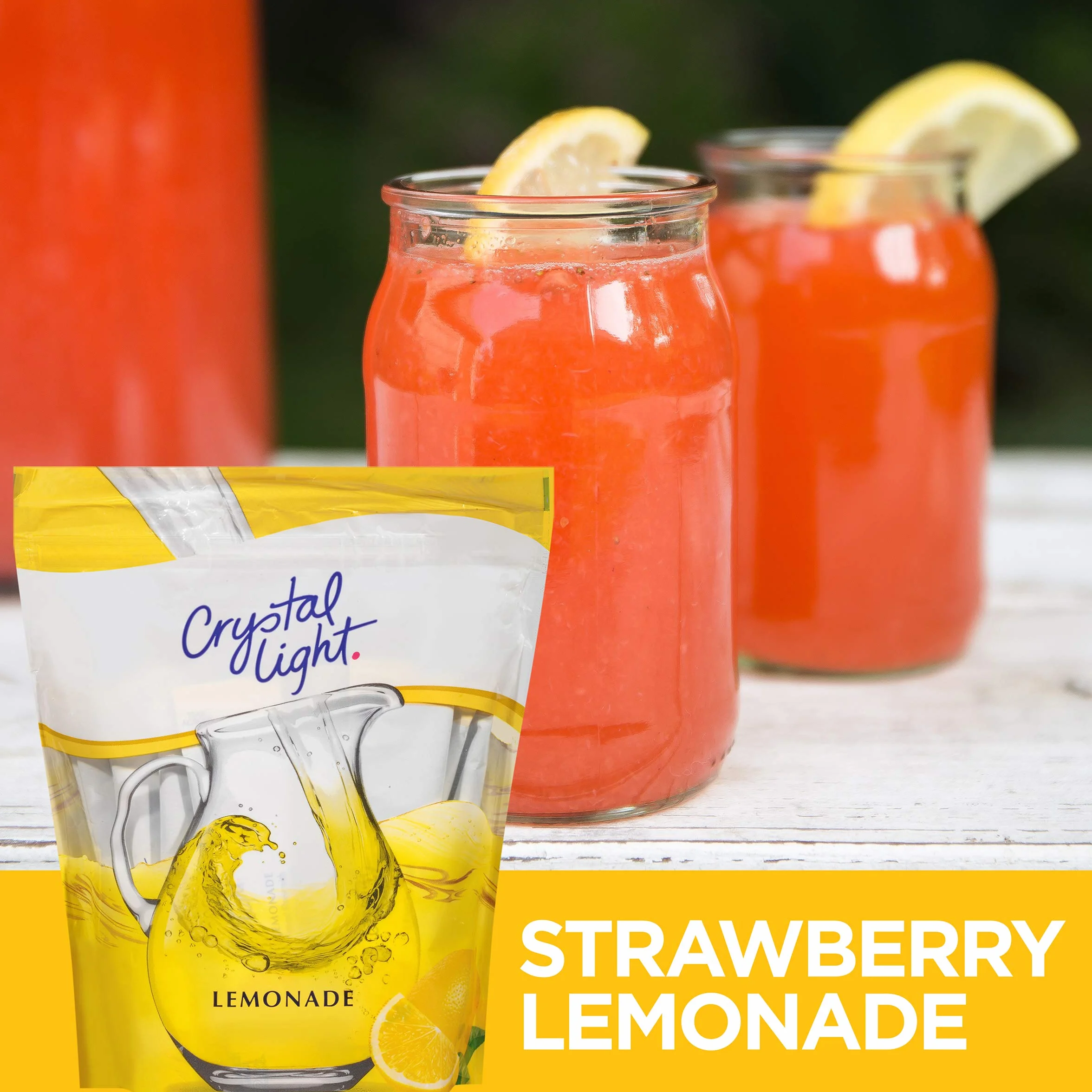 Crystal Light Lemonade Sticks, Natural, 8.6 Ounce