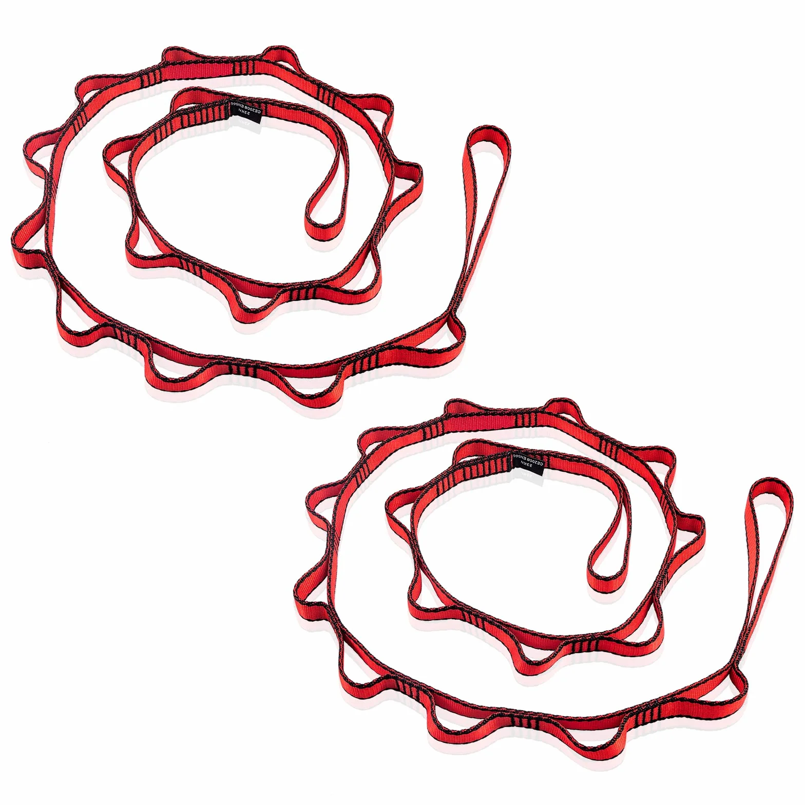 Danskin Yoga Hamaca Extensión Correa 23KN Fuerte Escalada Sling 110cm 180cm Daisy Chains Ajustable Nylon Correas
