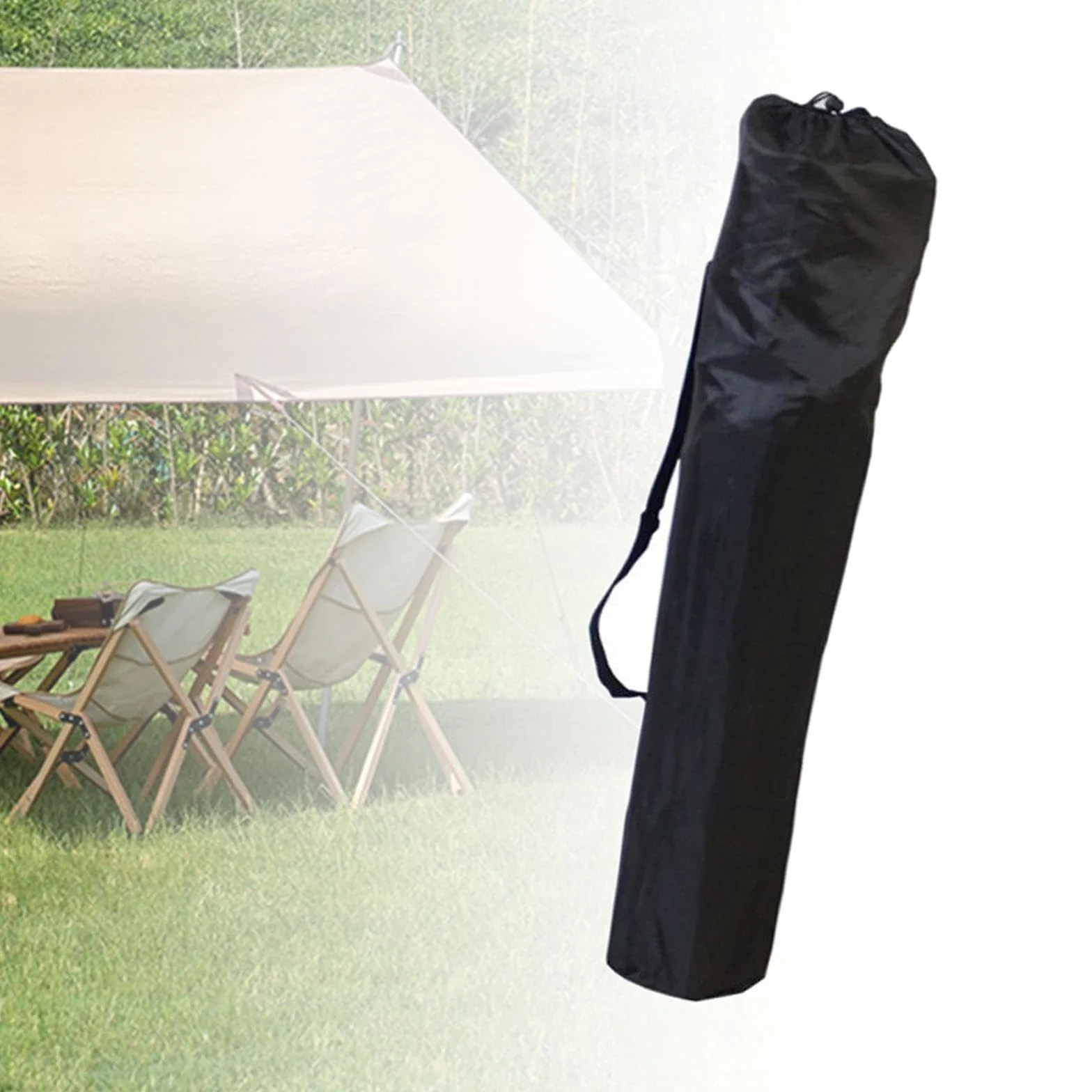 Perfk Bolsa de Repuesto para Silla de Camping, Organizador de Silla de Patio, Bolsa de Almacenamiento Reclinable