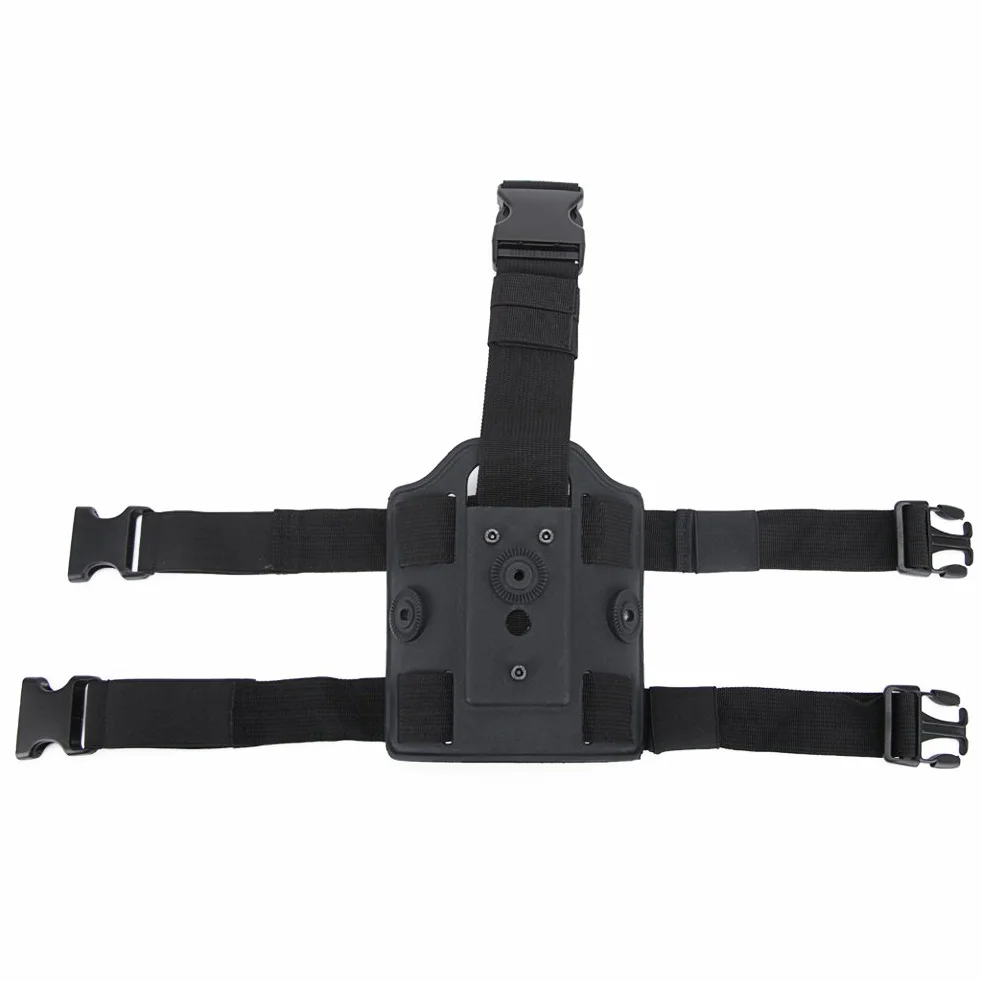 Tactical Drop Leg Platform Pierna Pistola Ajustable Doble Correa