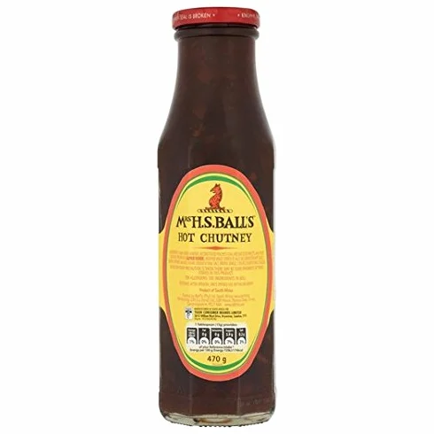 Mrs Balls Hot Chutney 2 x 470g Pack