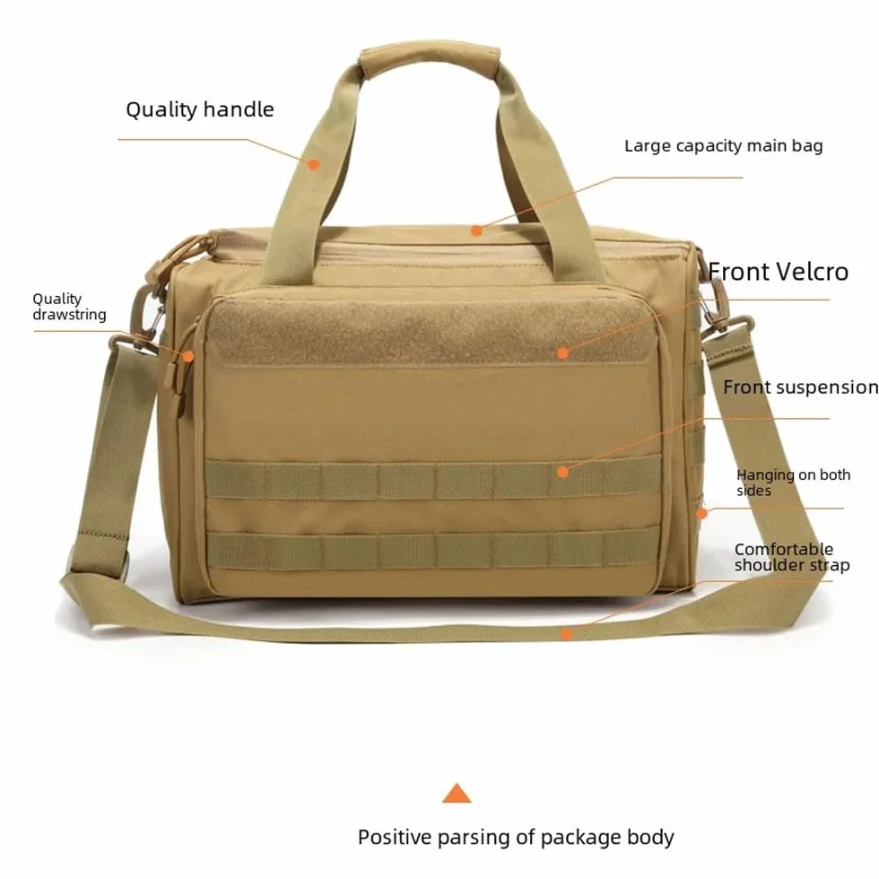 Bolso Táctico Policial, Bolsa de Almacenamiento al Aire Libre, Camping, Pesca, Caja de Pesca, Maletín Organizador para Munición