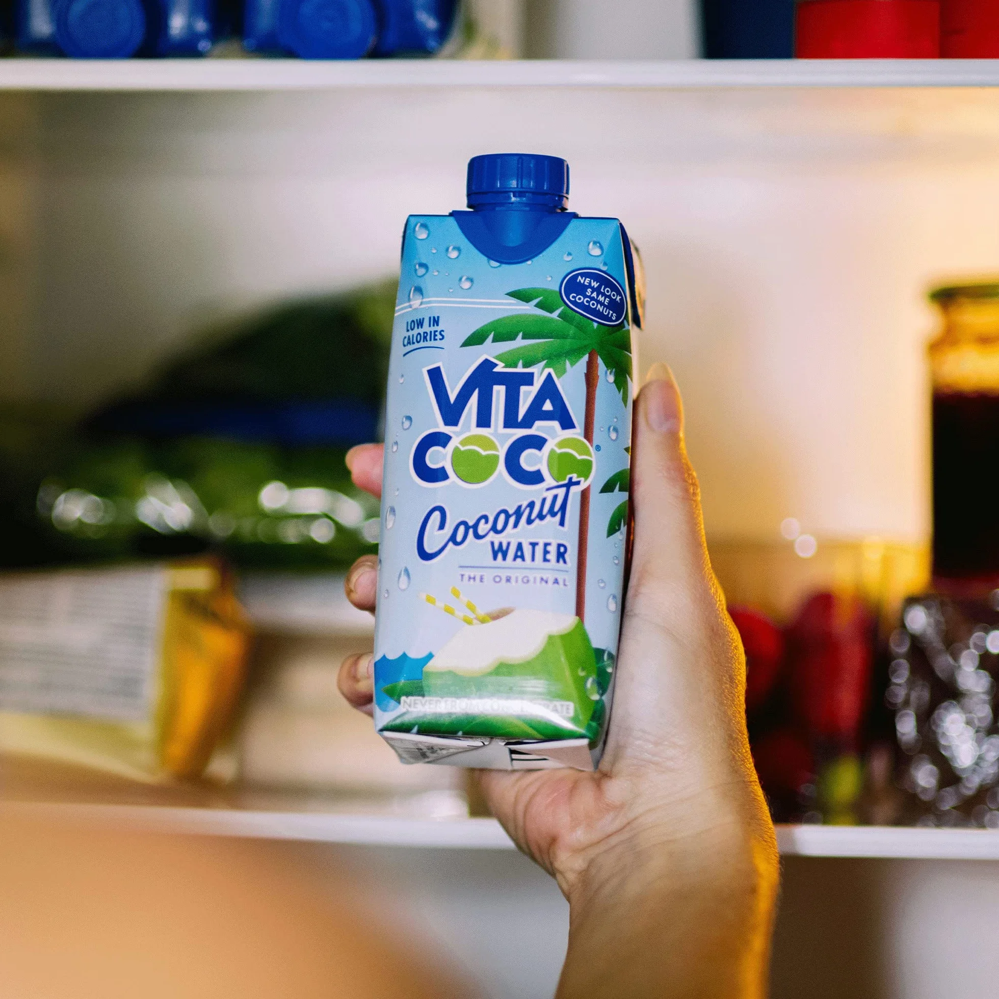 Vita Coco Agua de Coco Original 12 x 330ml, Con Electrolitos, Vitamina C, Potasio y Sin Gluten
