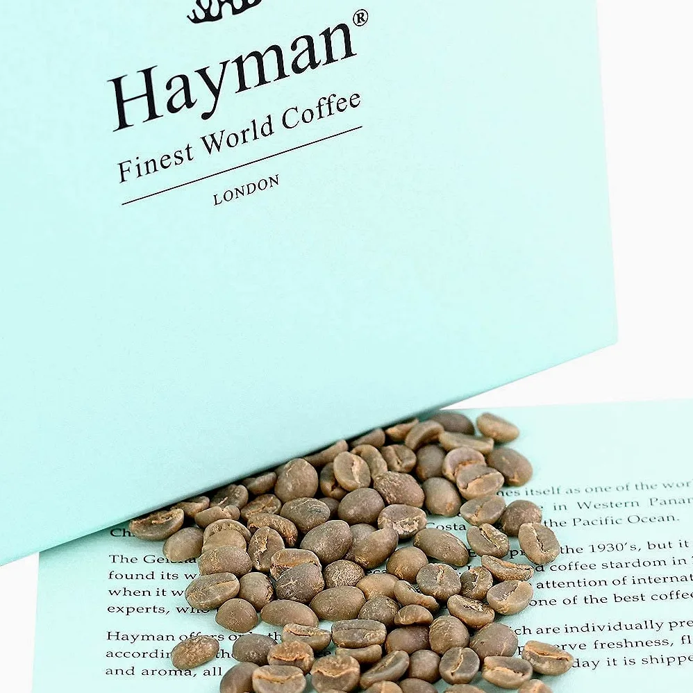 100% Café de las Montañas Azules de Jamaica - Café de grano verde - 100g | Nivel de tueste: no tostado