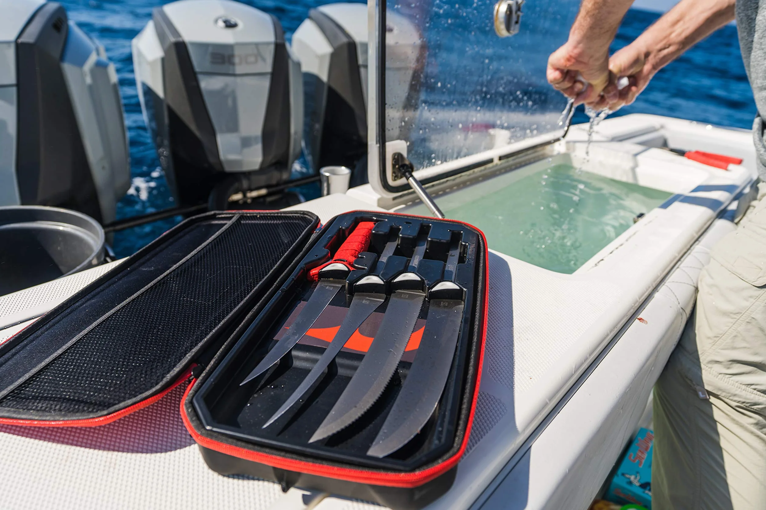 Bubba Cuchilla intercambiable multiplex 4 cuchillas nitruro acero inoxidable antiadherentes funda pesca