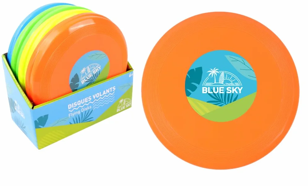 BLUE SKY Disco Volador Frisbee Juego al Aire Libre Plástico Juguete Niños Adultos