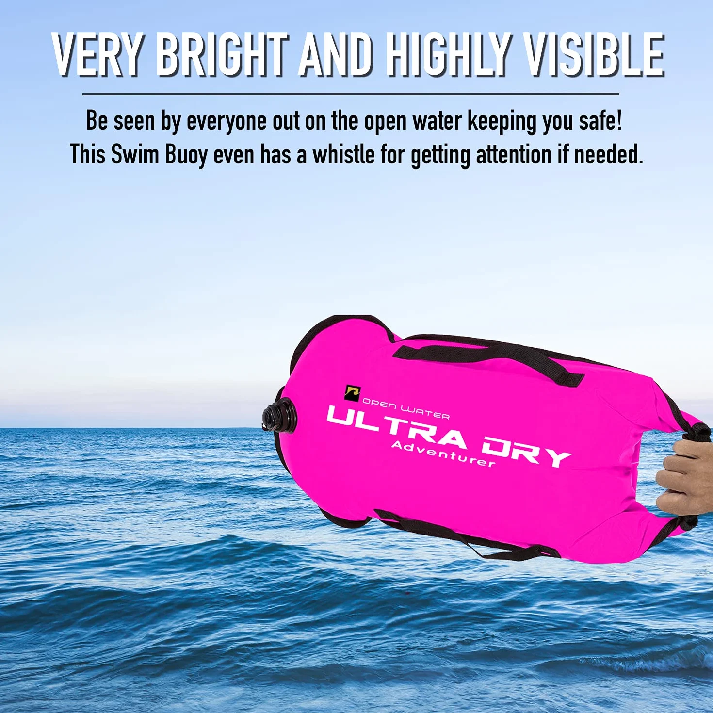Flotador de remolque de natación, bolsa seca impermeable con cinturón ajustable, 28
