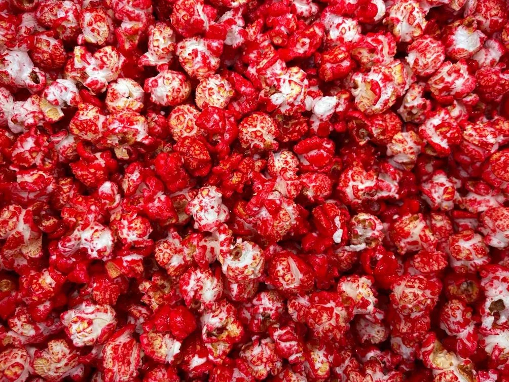 Cinin - CininSugar Rojo - Azúcar Especial para Hacer Palomitas Dulces de color Rojo