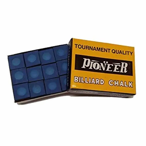 Manuel Gil Tiza Billar Pioneer Azul 12 Unid