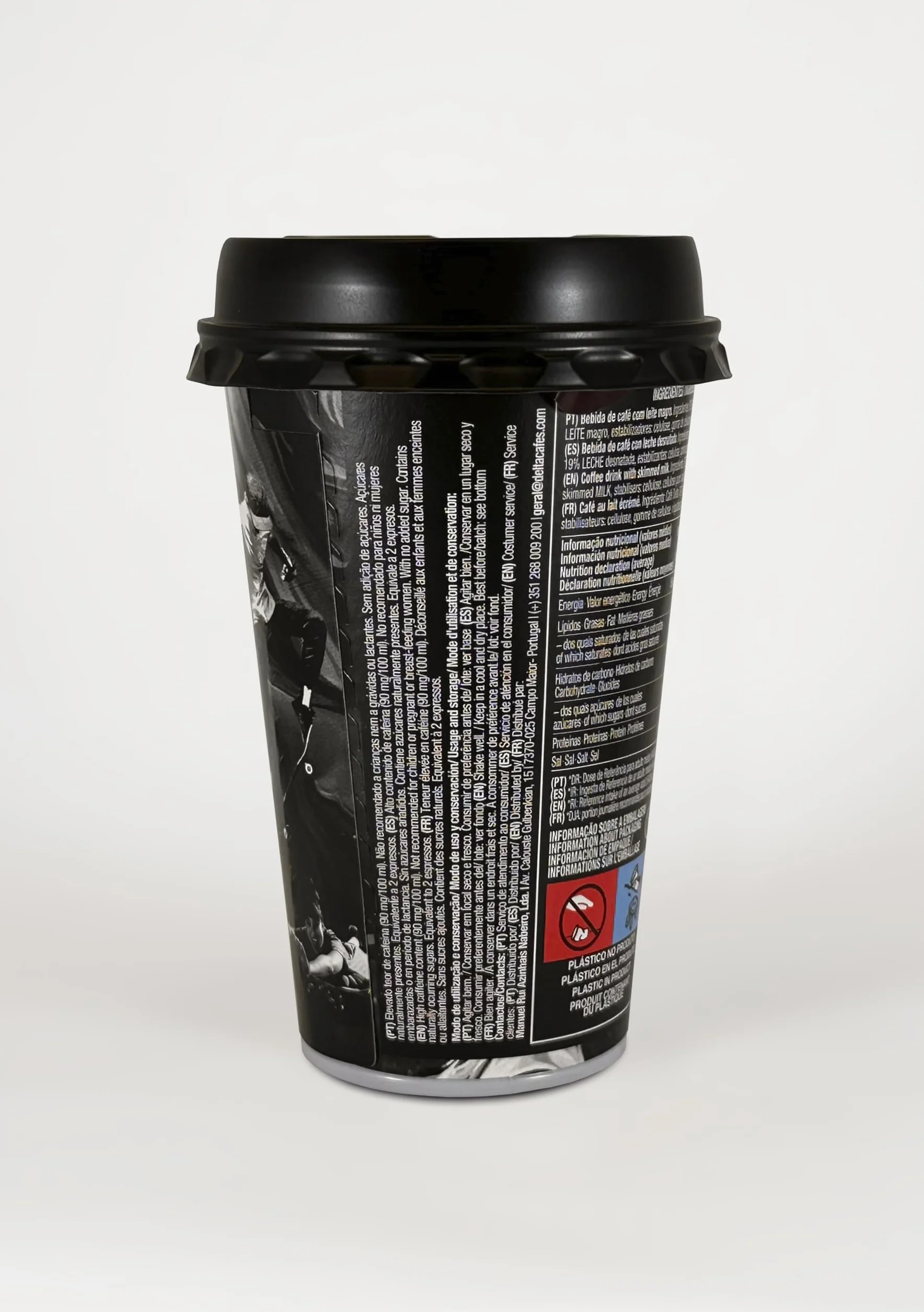 Go Chill Doble Espresso - Bebida de Café Lista para Beber - Elaborado con Leche, Agua, Azúcar y Extracto de Café - 230 ml