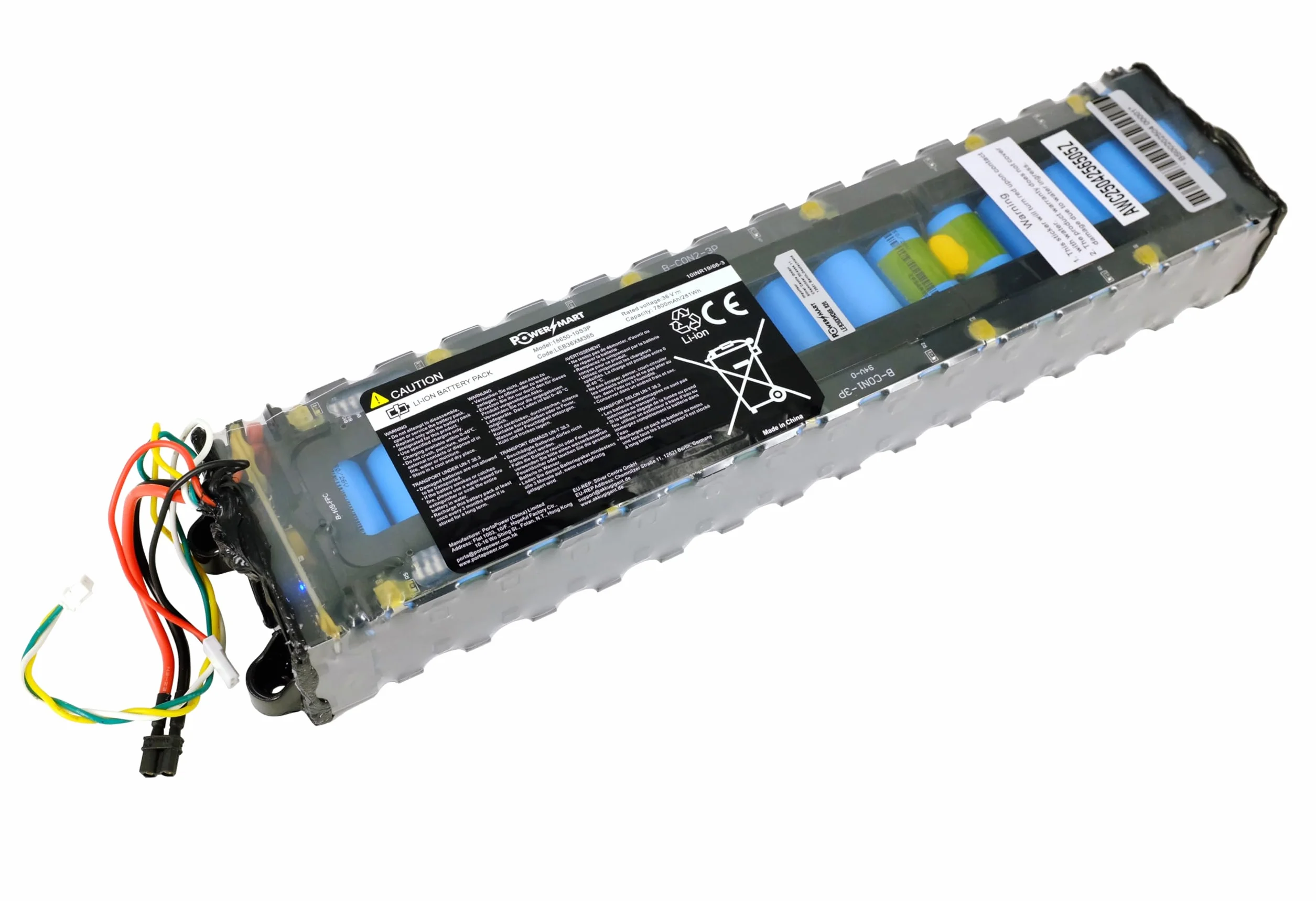 PowerSmart Batería de Litio 36V 7800mAh para Xiaomi 1S M365 Mi3