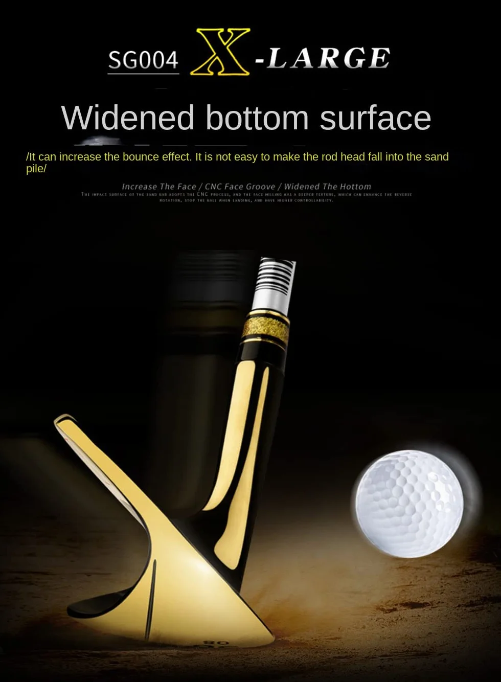 Cuña de arena de golf 56/60 grados para diestros